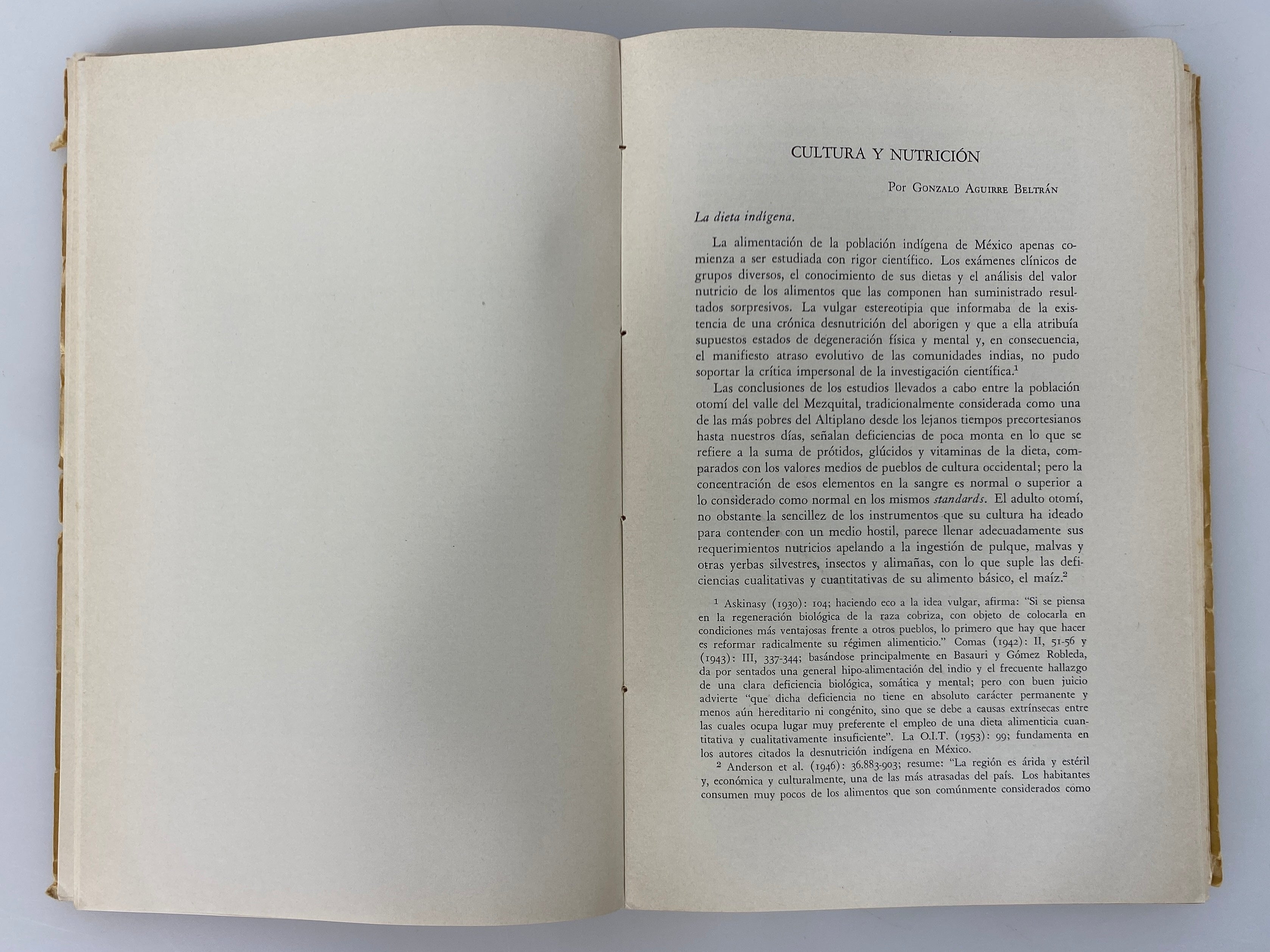 Estudios Antropologicos (in Spanish & English) in Honor of Manuel Gamio SC