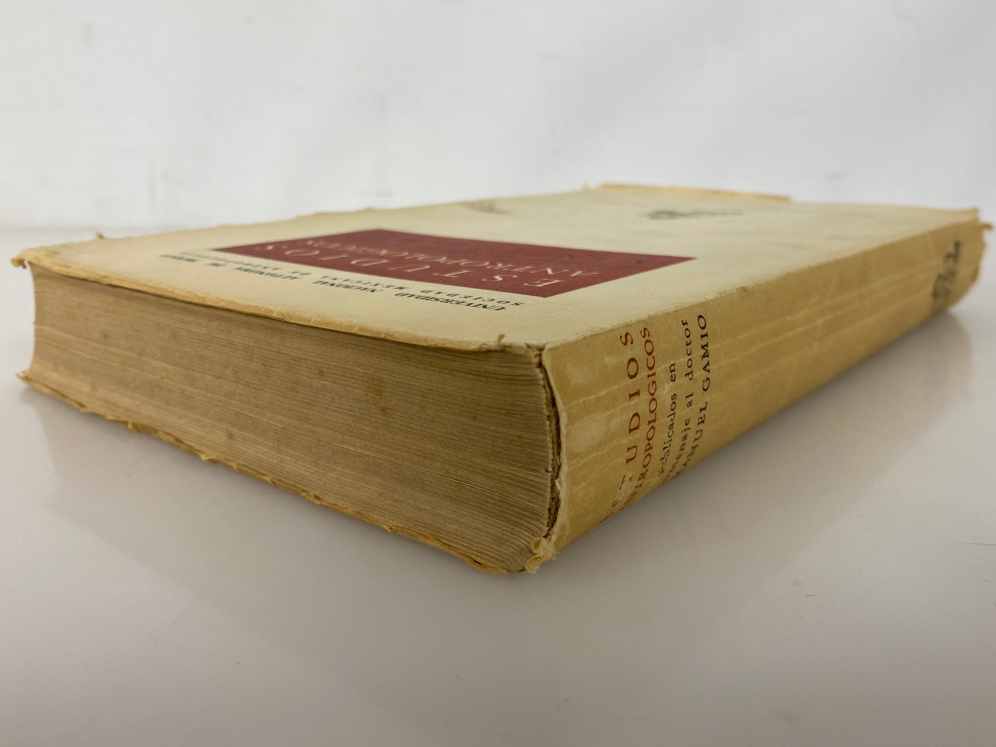 Estudios Antropologicos (in Spanish & English) in Honor of Manuel Gamio SC