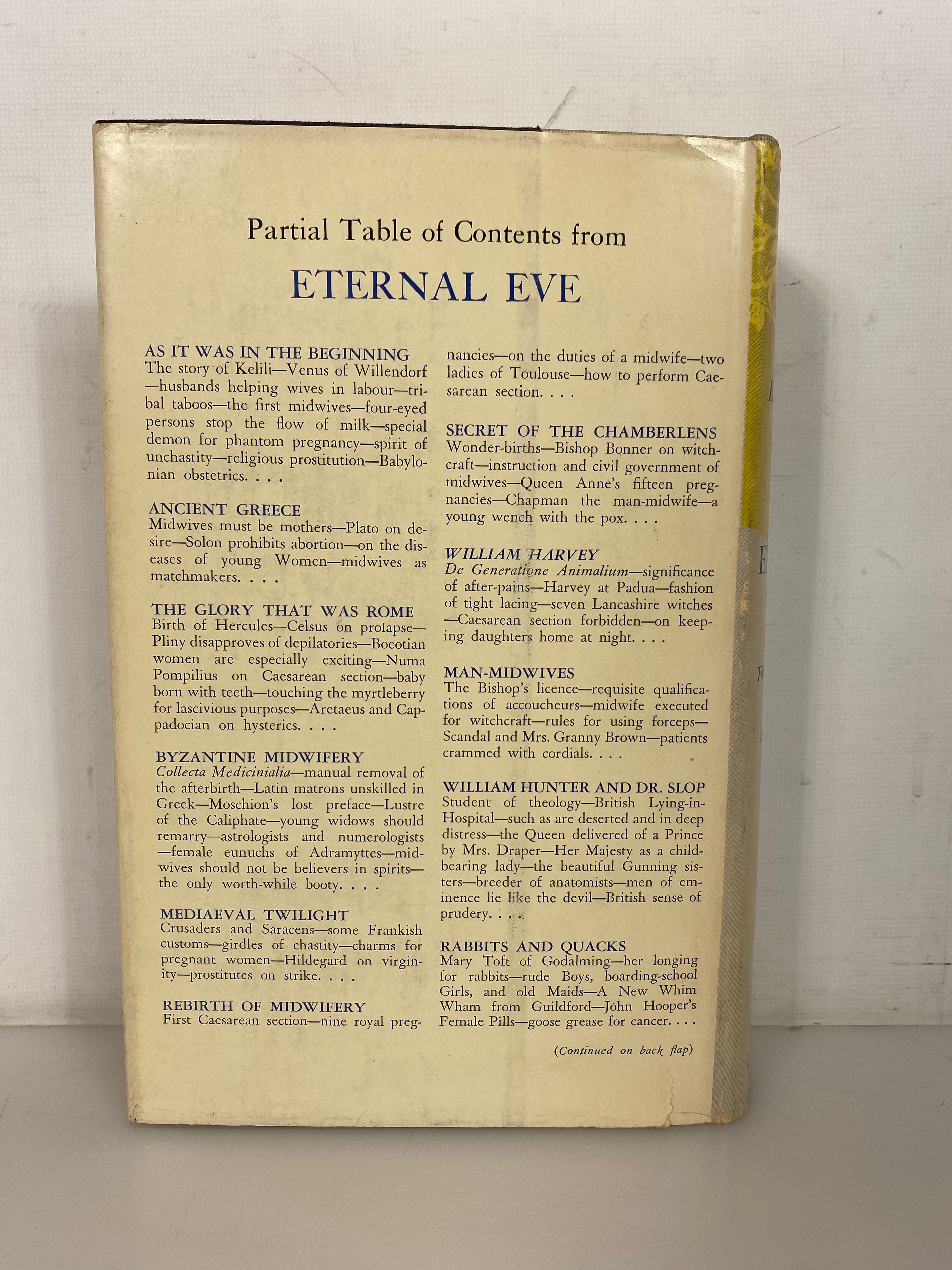 Eternal Eve History of Gynaecology and Obstetrics by Harvey Graham 1951 HCDJ