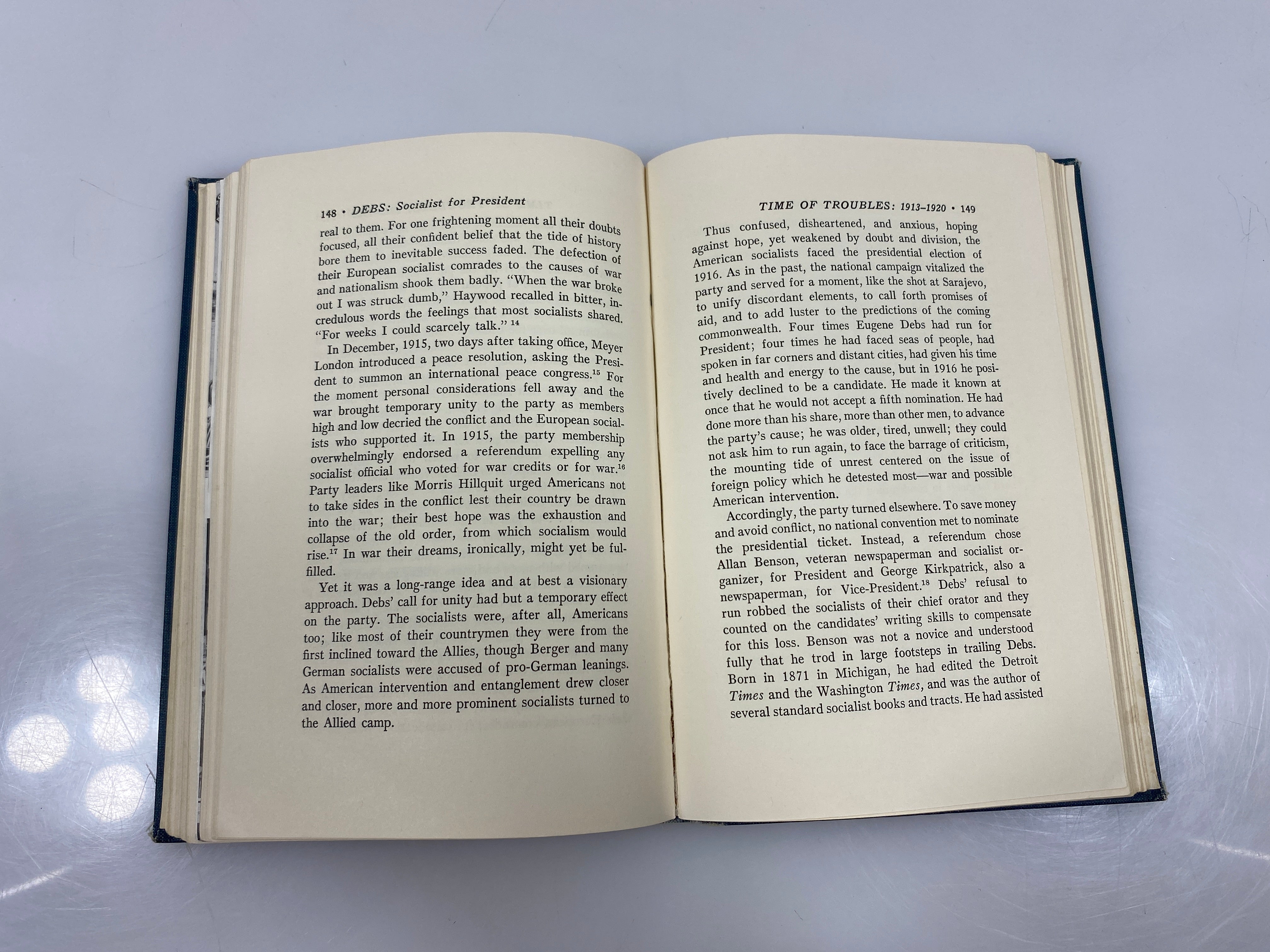 Eugene V. Debs by H. Wayne Morgan Ex-library 1962 HC