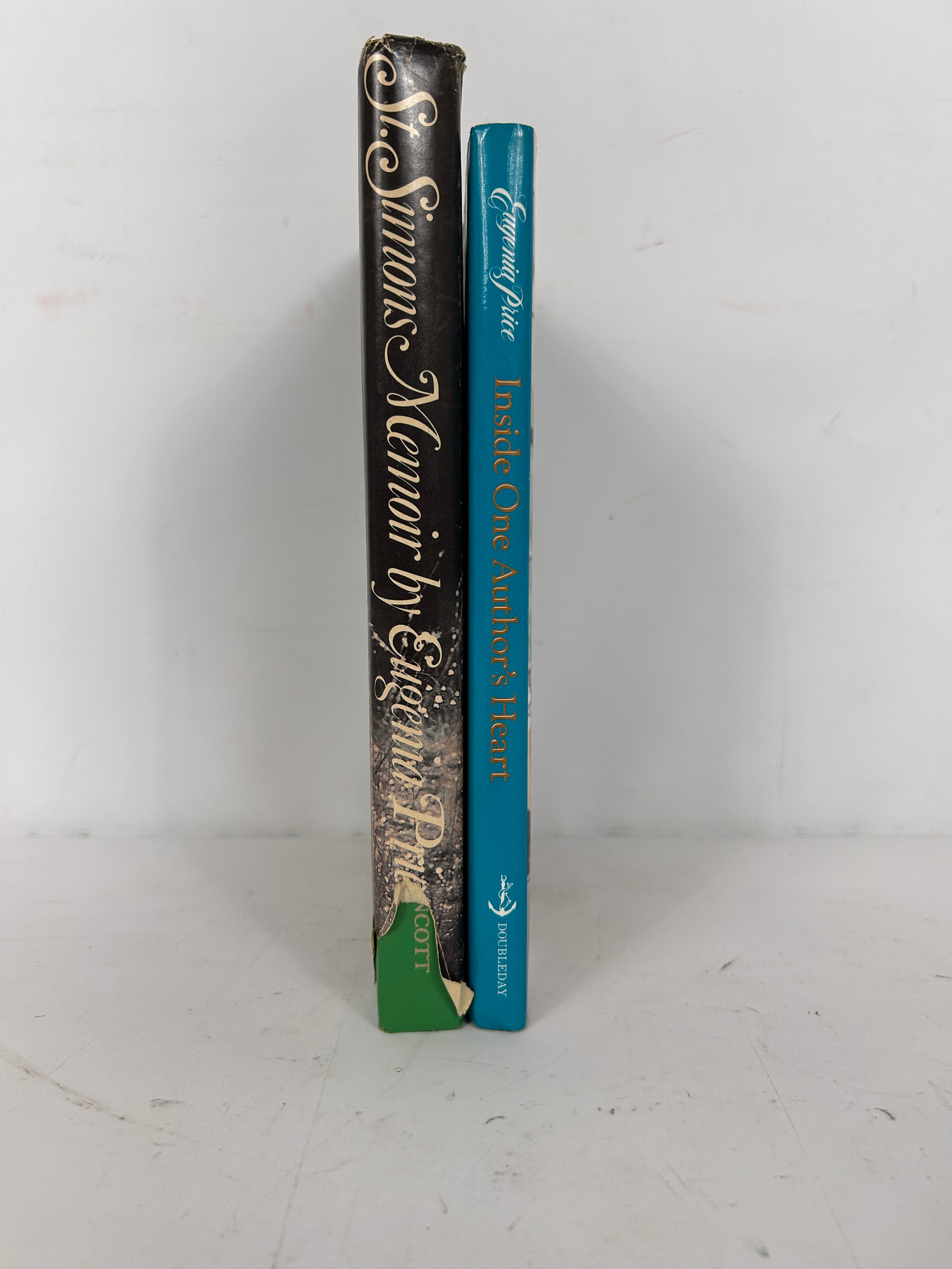Eugenia Price 2 Autobios: St. Simons Mem, Inside One Author's Heart, 1st Ed HCDJ