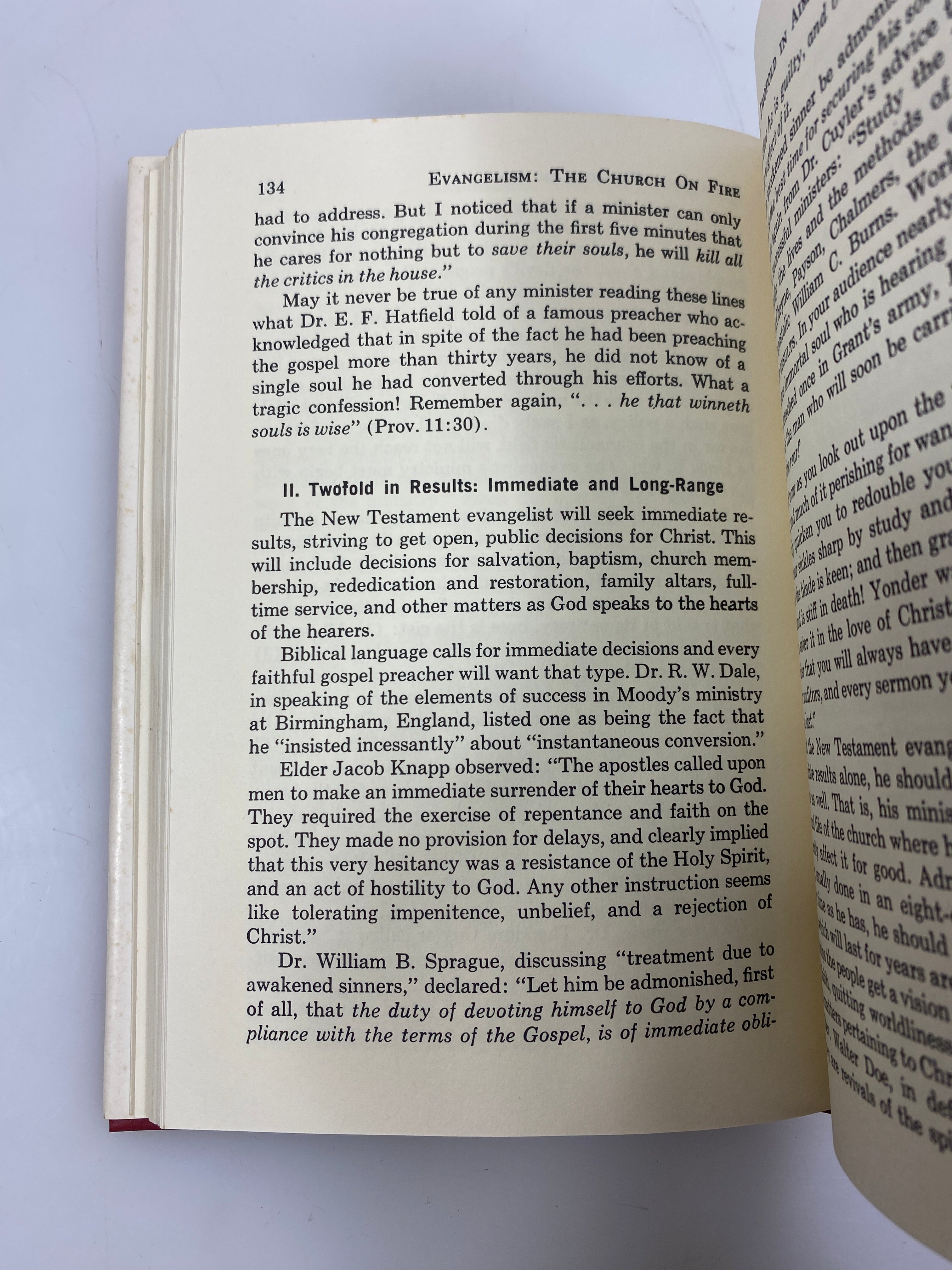 Evangelism: the Church on Fire by Sumner 1969 HCDJ