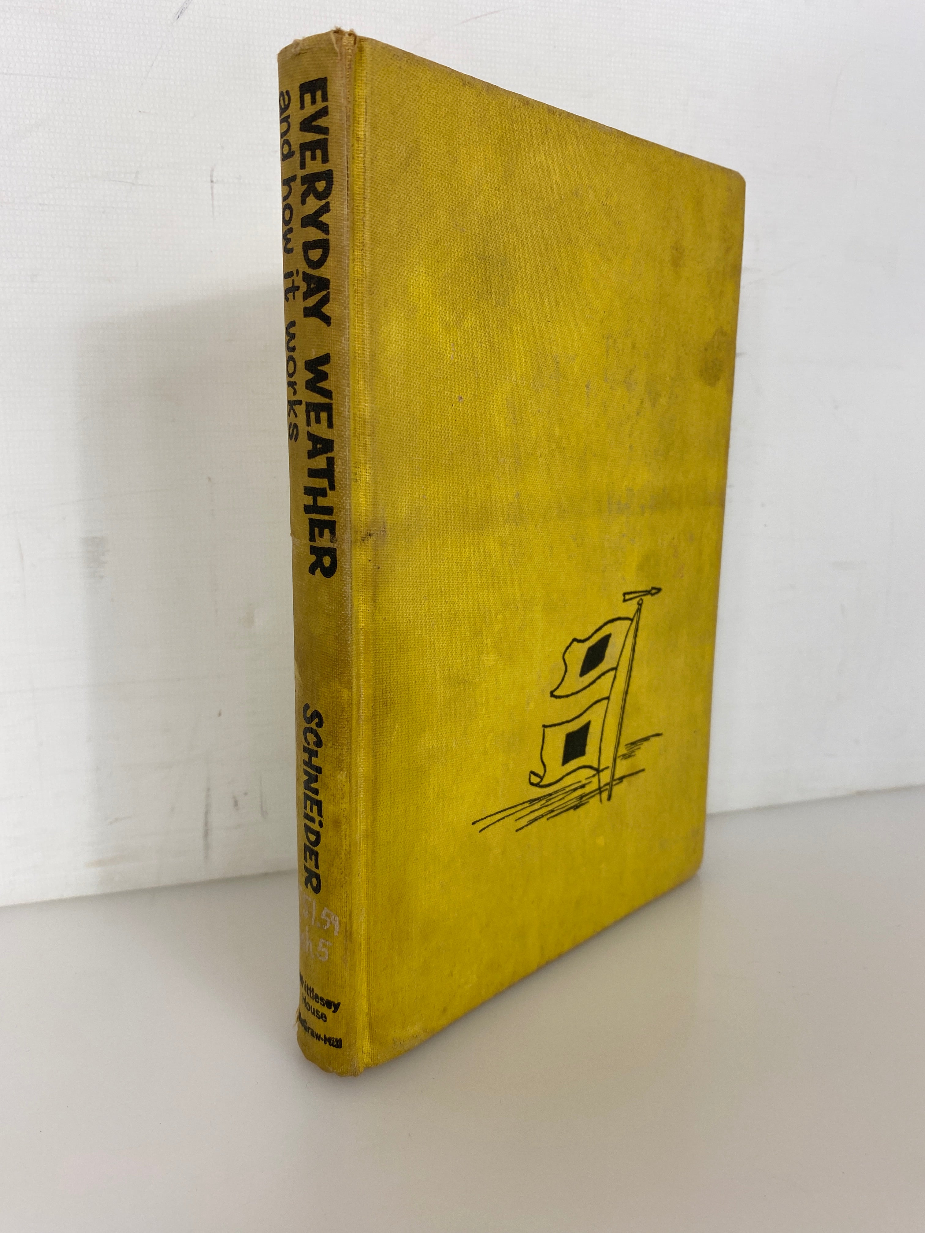 Everyday Weather and How it Works by Schneider 1961 2nd Ed Ex-Library HC