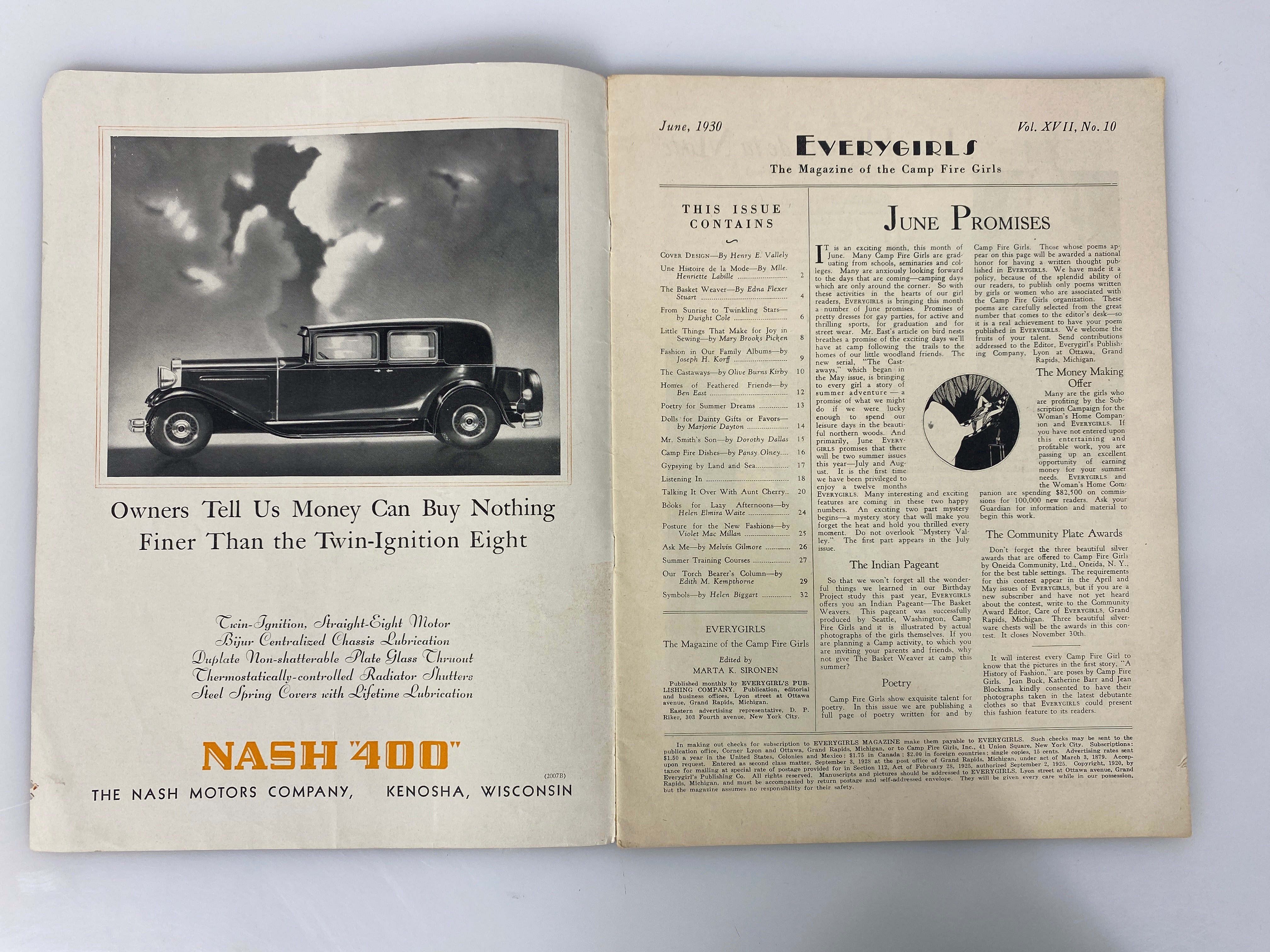 Everygirls Fashion Issue June 1930