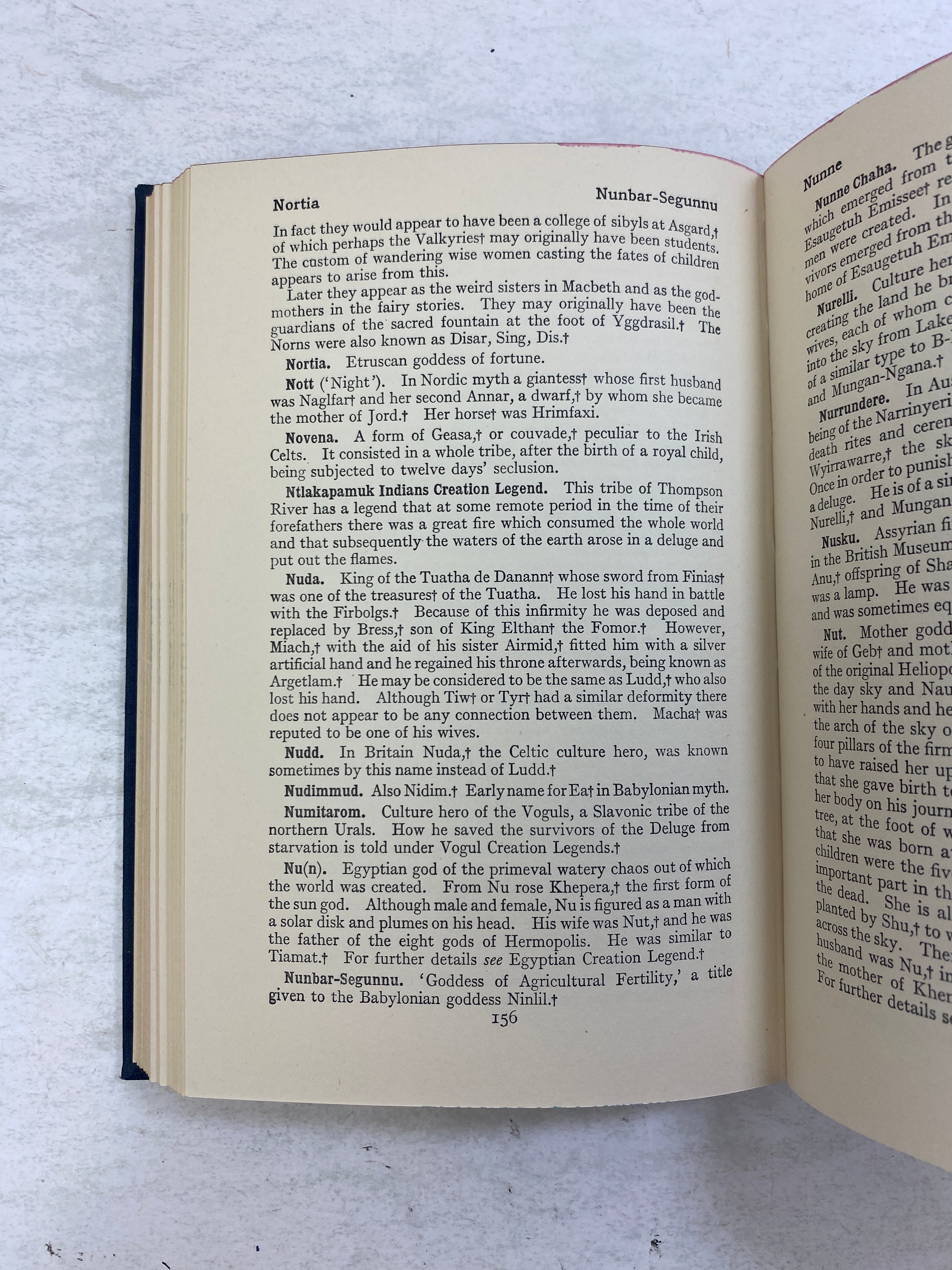 Everyman's Dictionary of Non-Classical Mythology by Sykes Ex-library 1961 HC