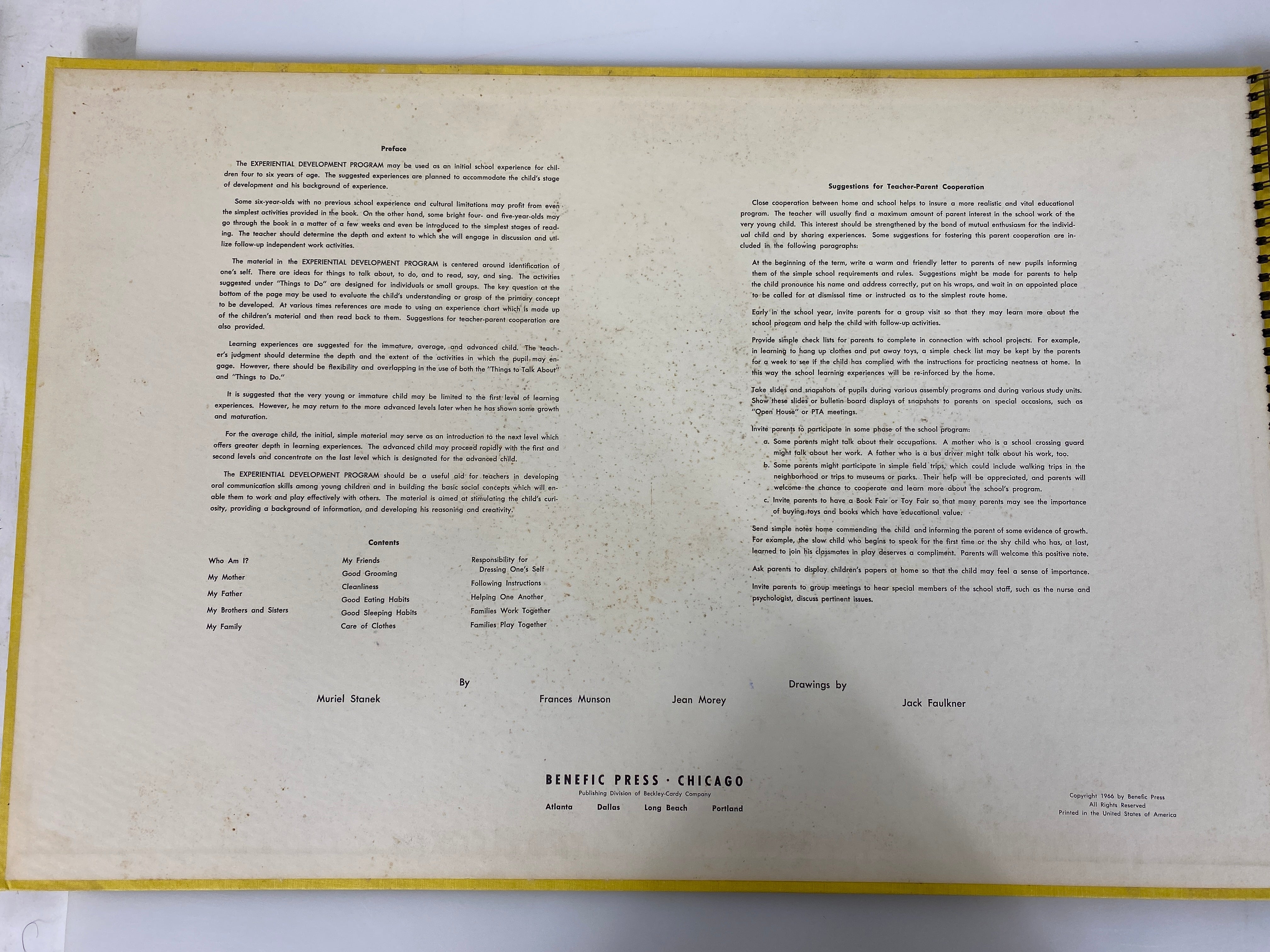 Experiential Development Program for Young Children Large Book 1966