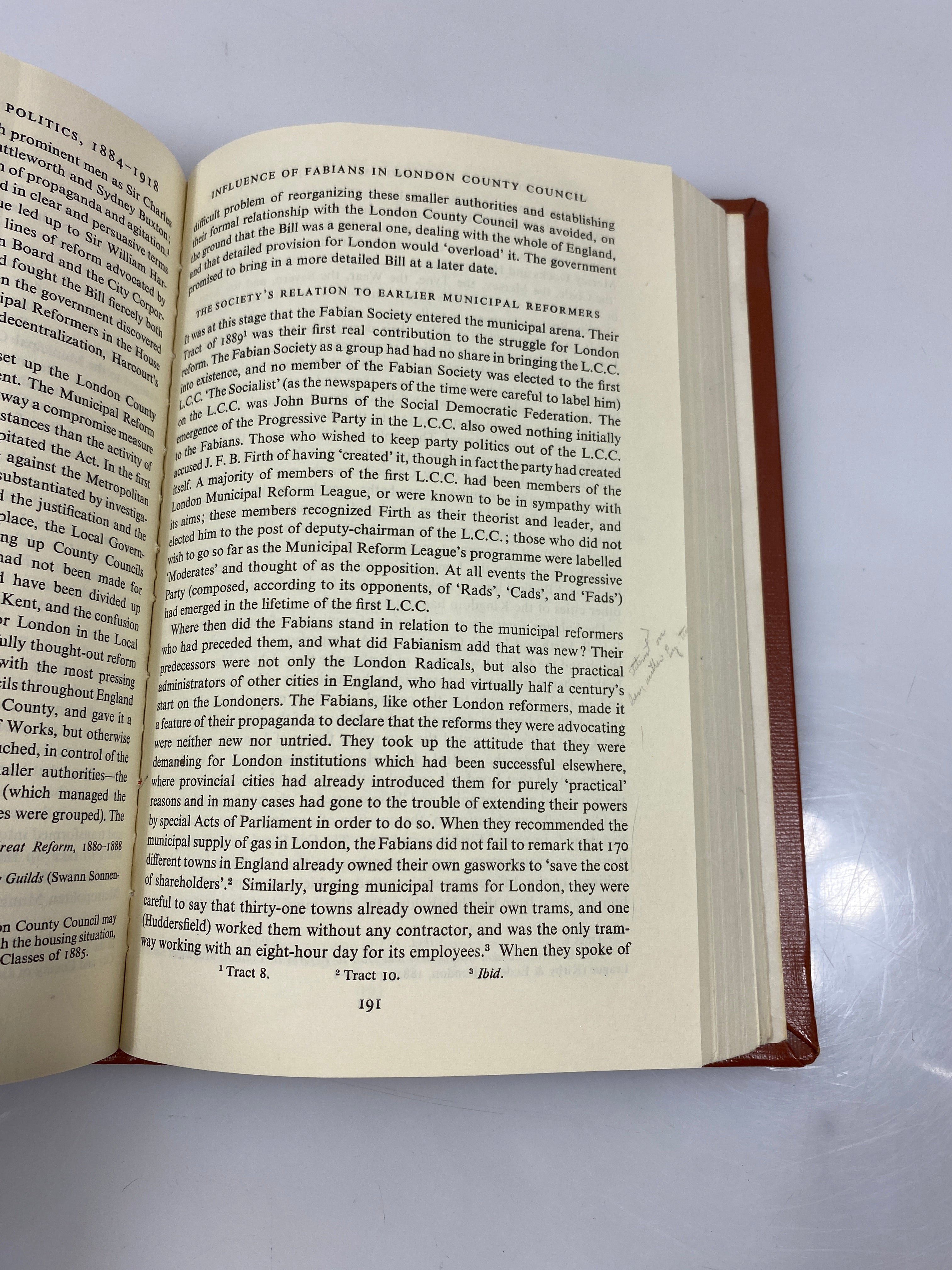 Fabian Socialism and English Politics by McBriar 1962 Ex-library HC