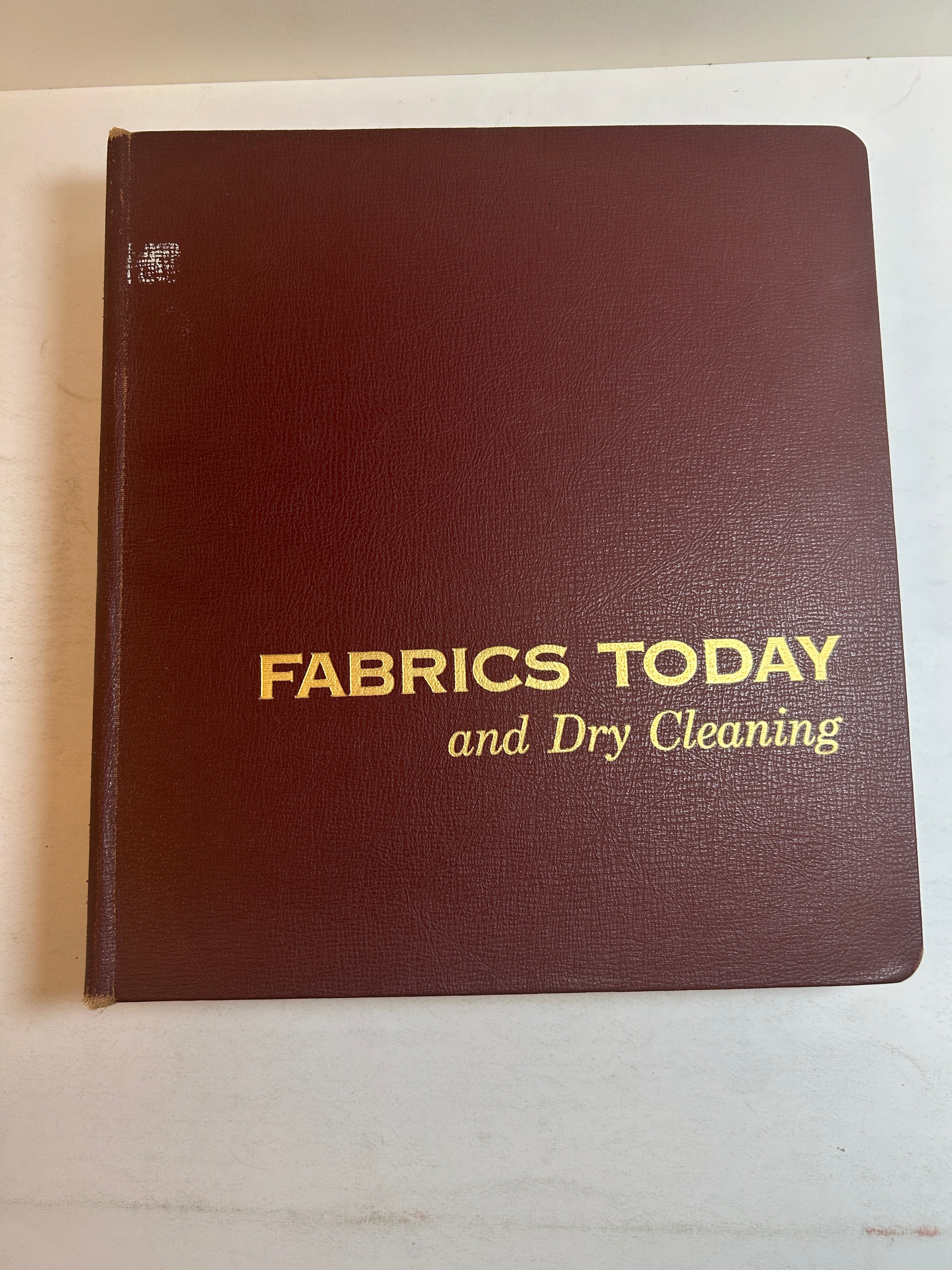 Fabrics Today & Dry Cleaning Antique Sample Book