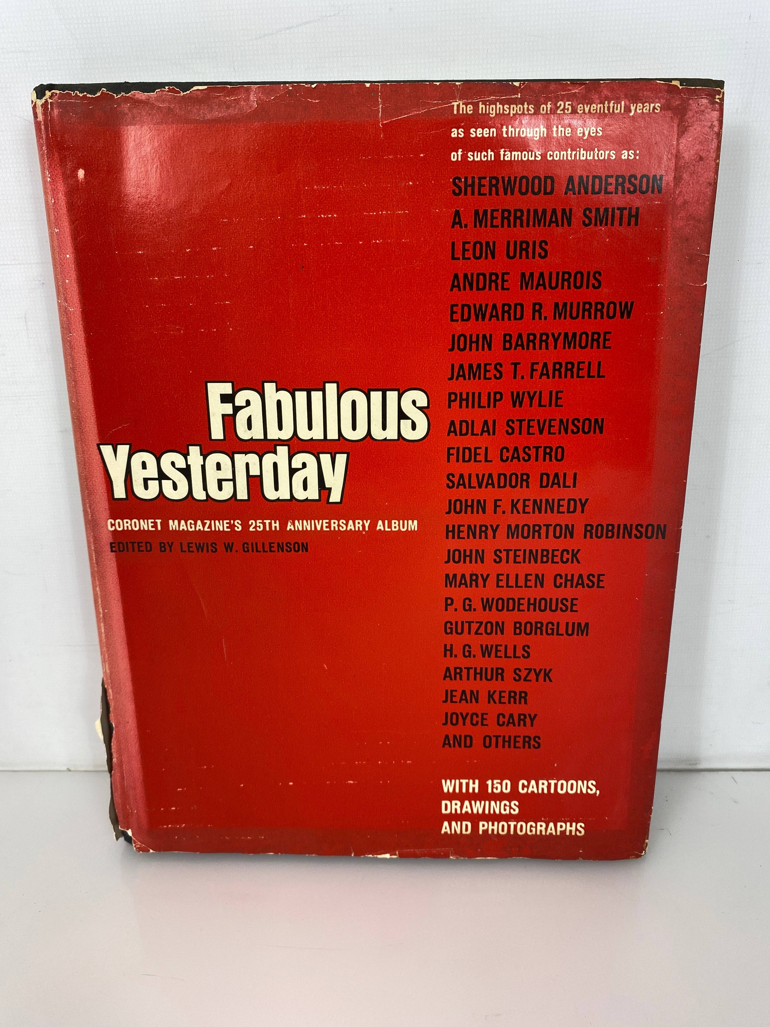 Fabulous Yesterday Coronet Magazine's 25th Anniversary 1961 1st Edition HCDJ