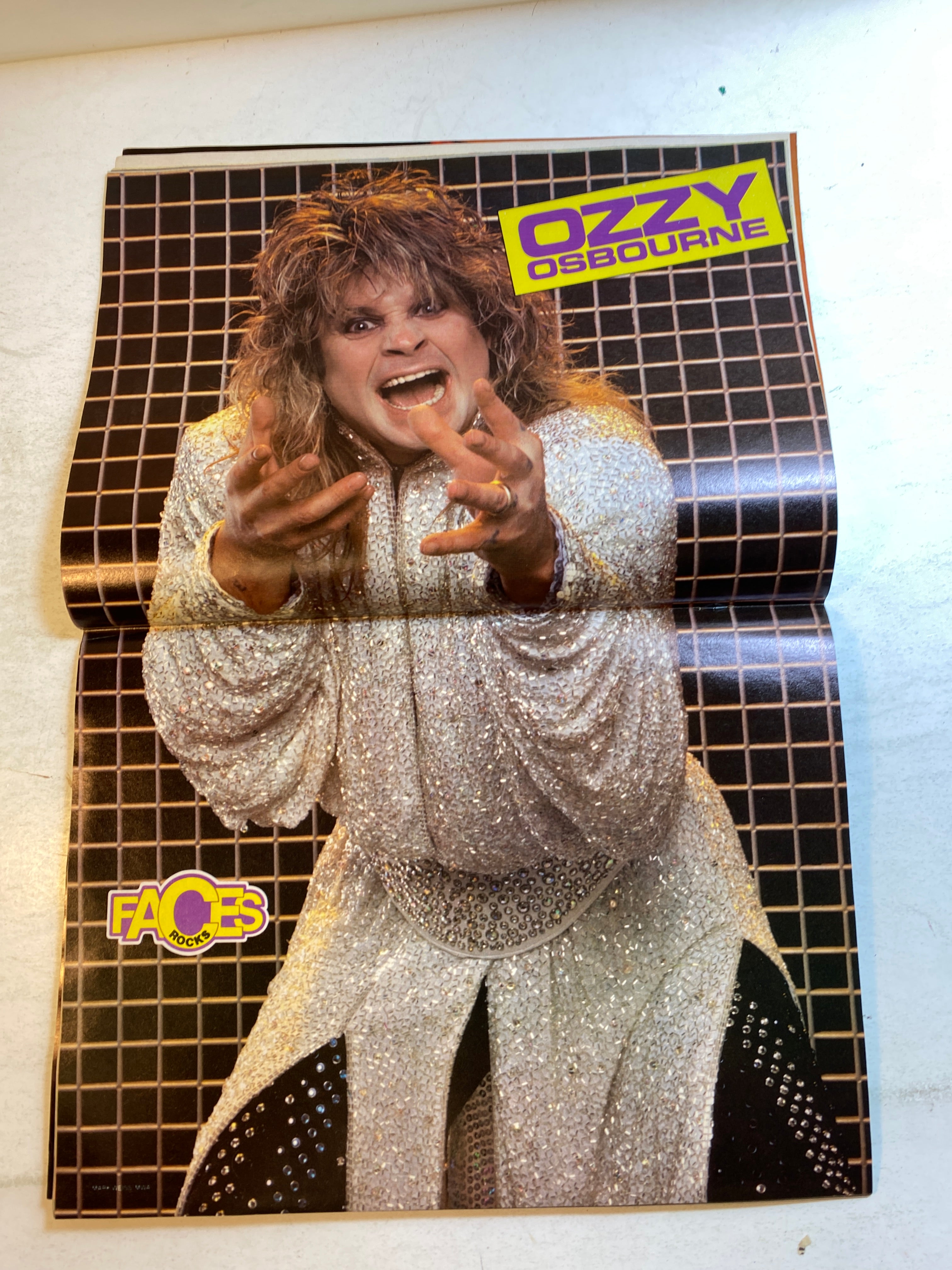 Faces Rocks August 1986 Summer Tour Preview