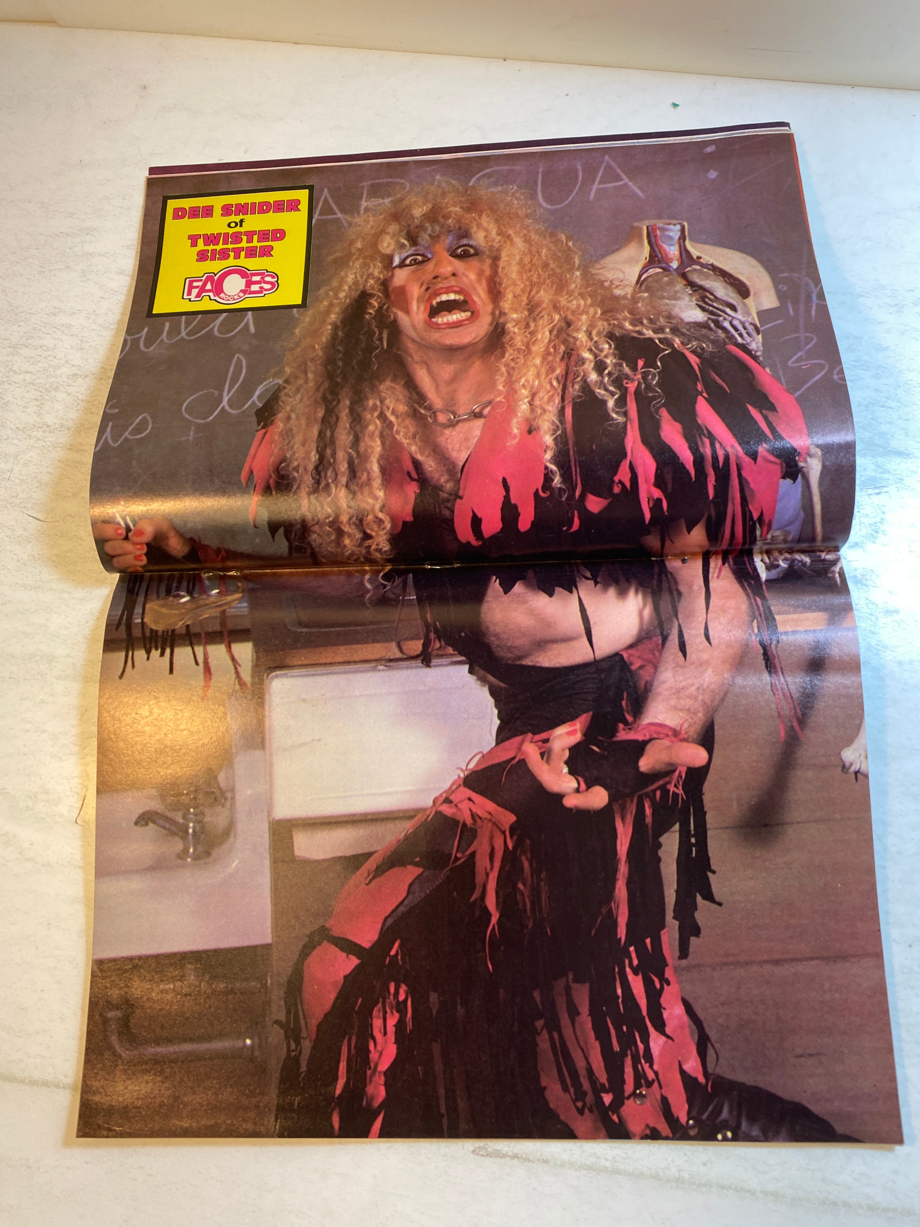 Faces Rocks Magazine December 1984 Billy Squier