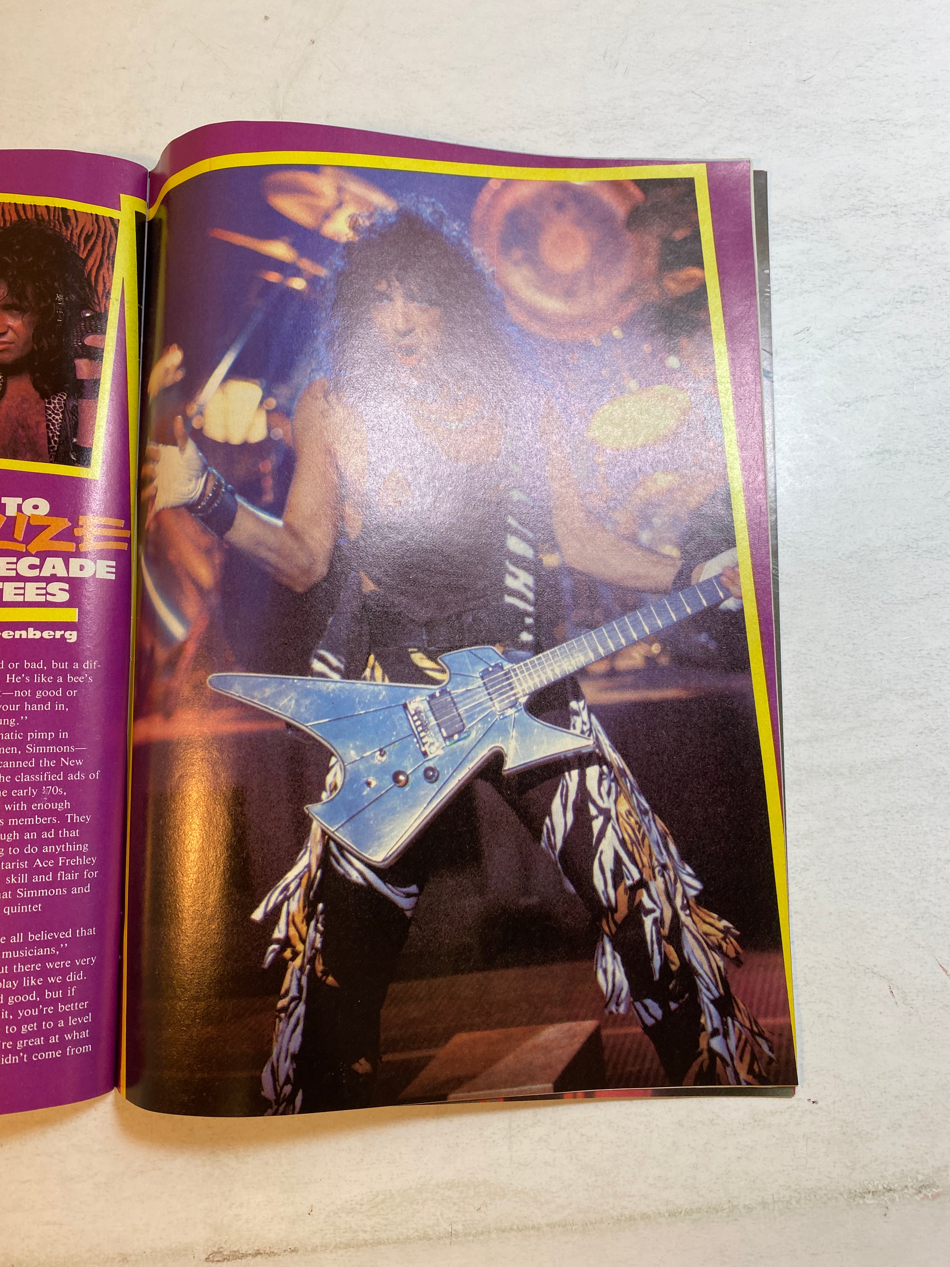 Faces Rocks Magazine December 1984 Billy Squier