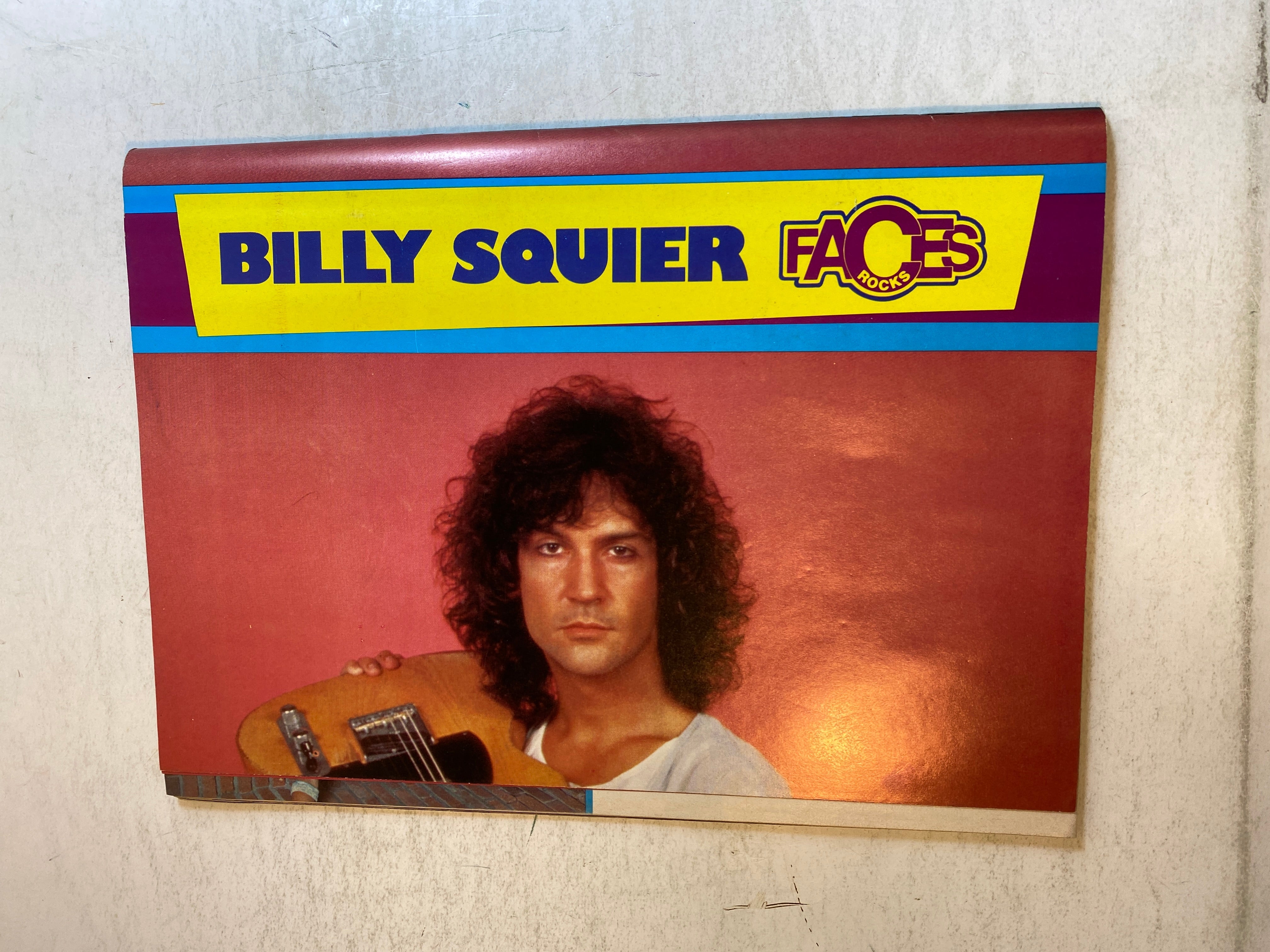Faces Rocks Magazine December 1984 Billy Squier