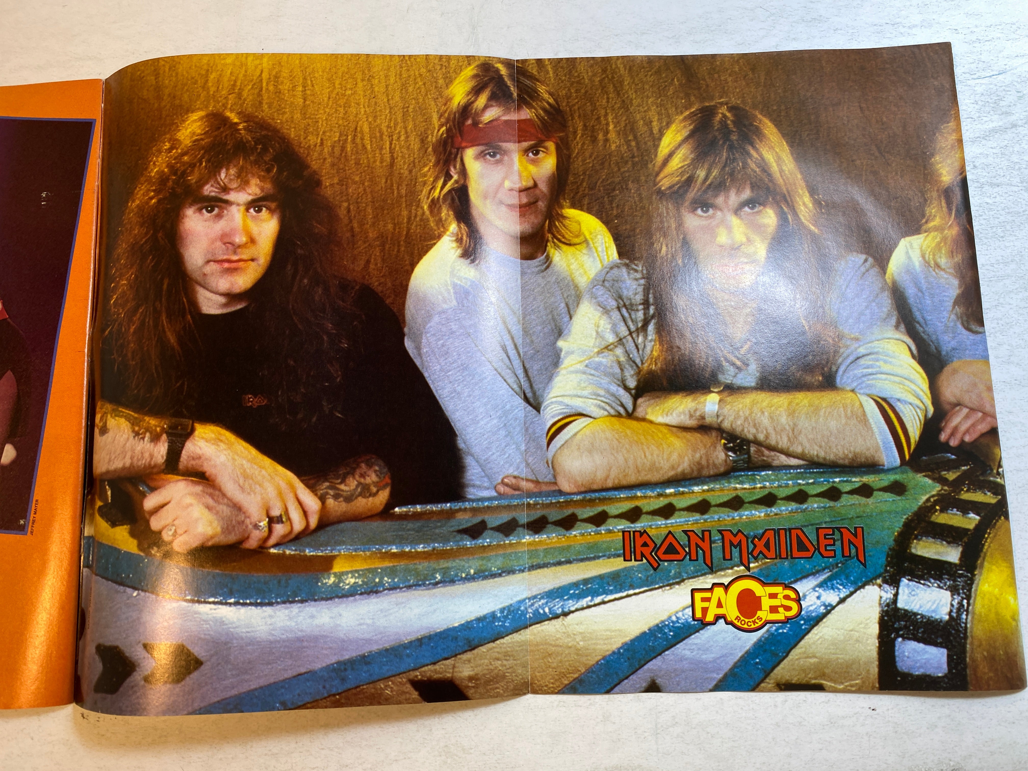 Faces Rocks Magazine March 1985 Kiss Paul Stanley