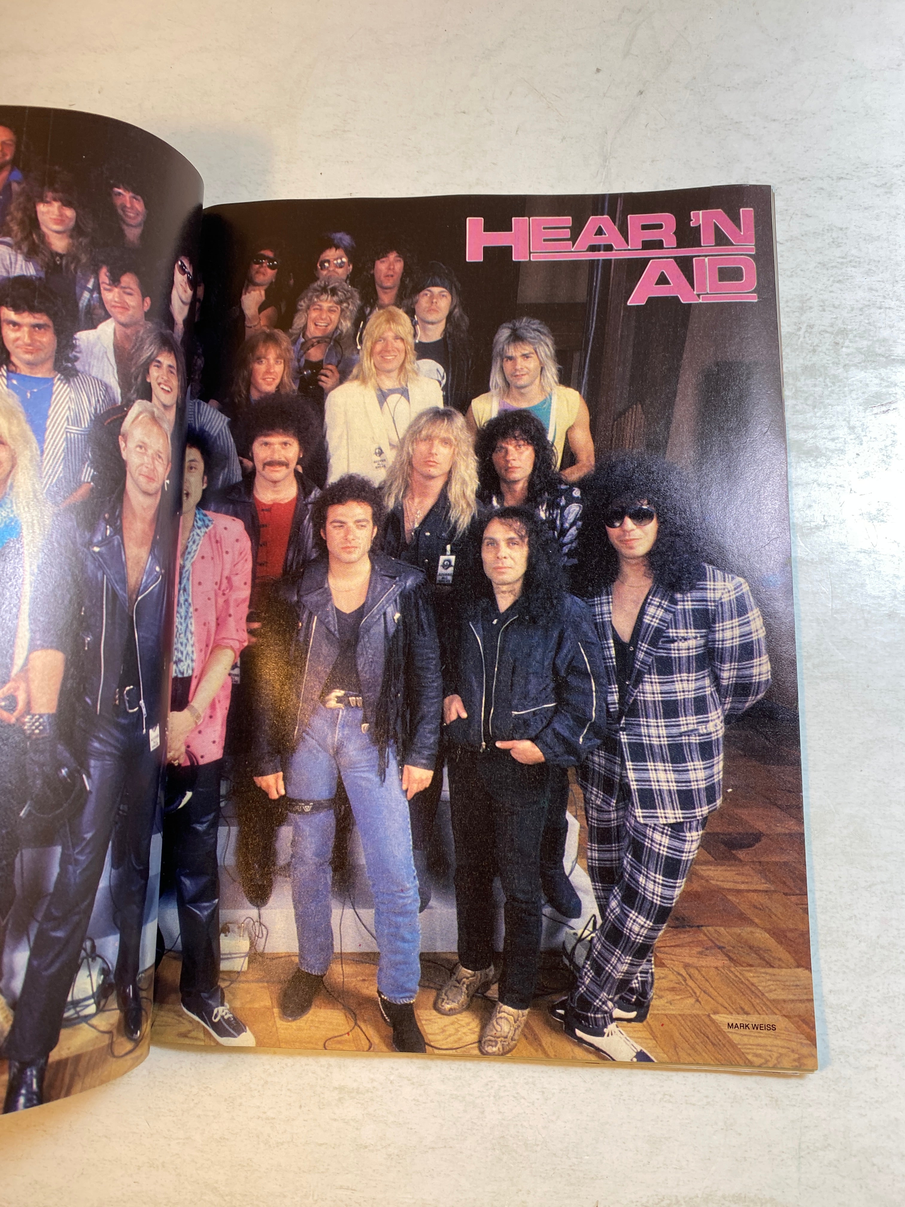 Faces Rocks Magazine October 1985 Van Halen
