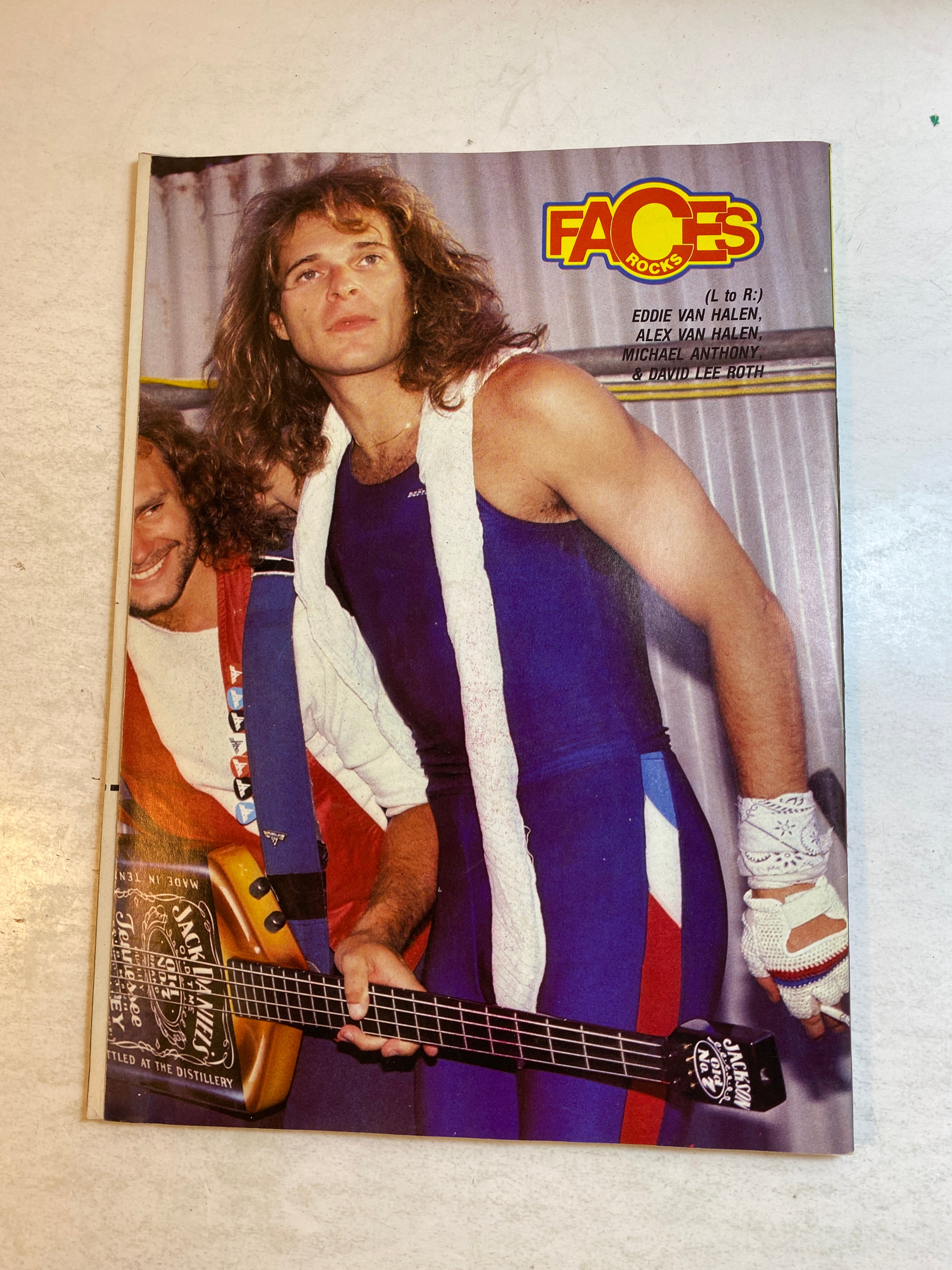 Faces Rocks Magazine October 1985 Van Halen