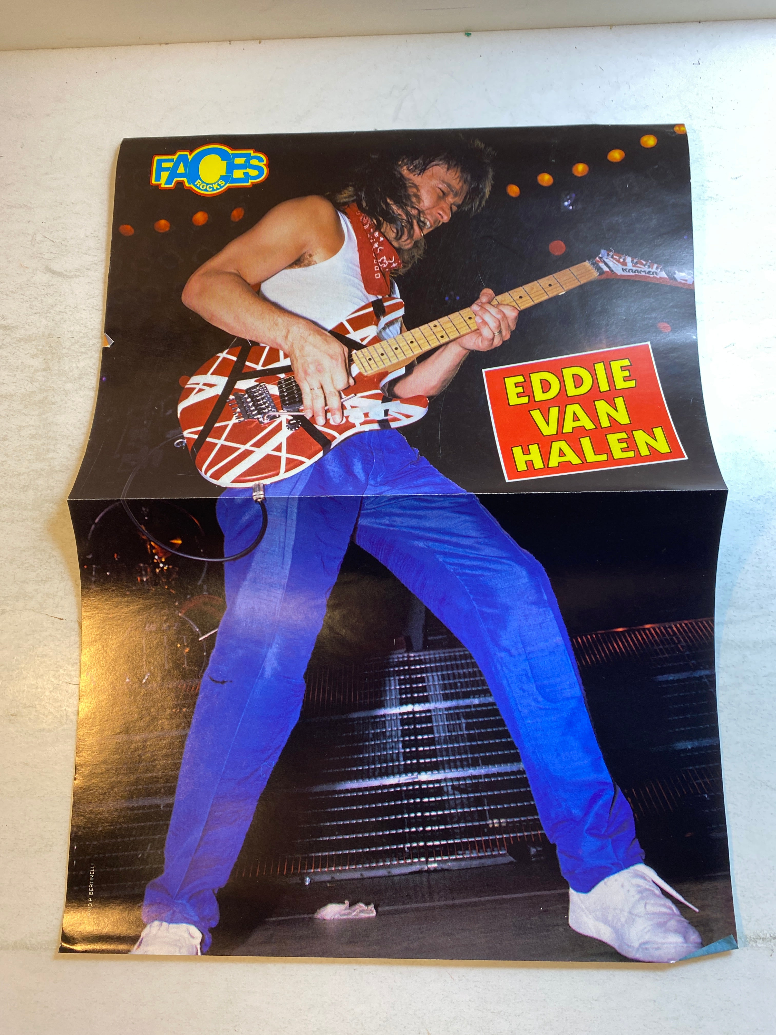 Faces Rocks Magazine October 1986 Ozzy Van Halen Judas Priest