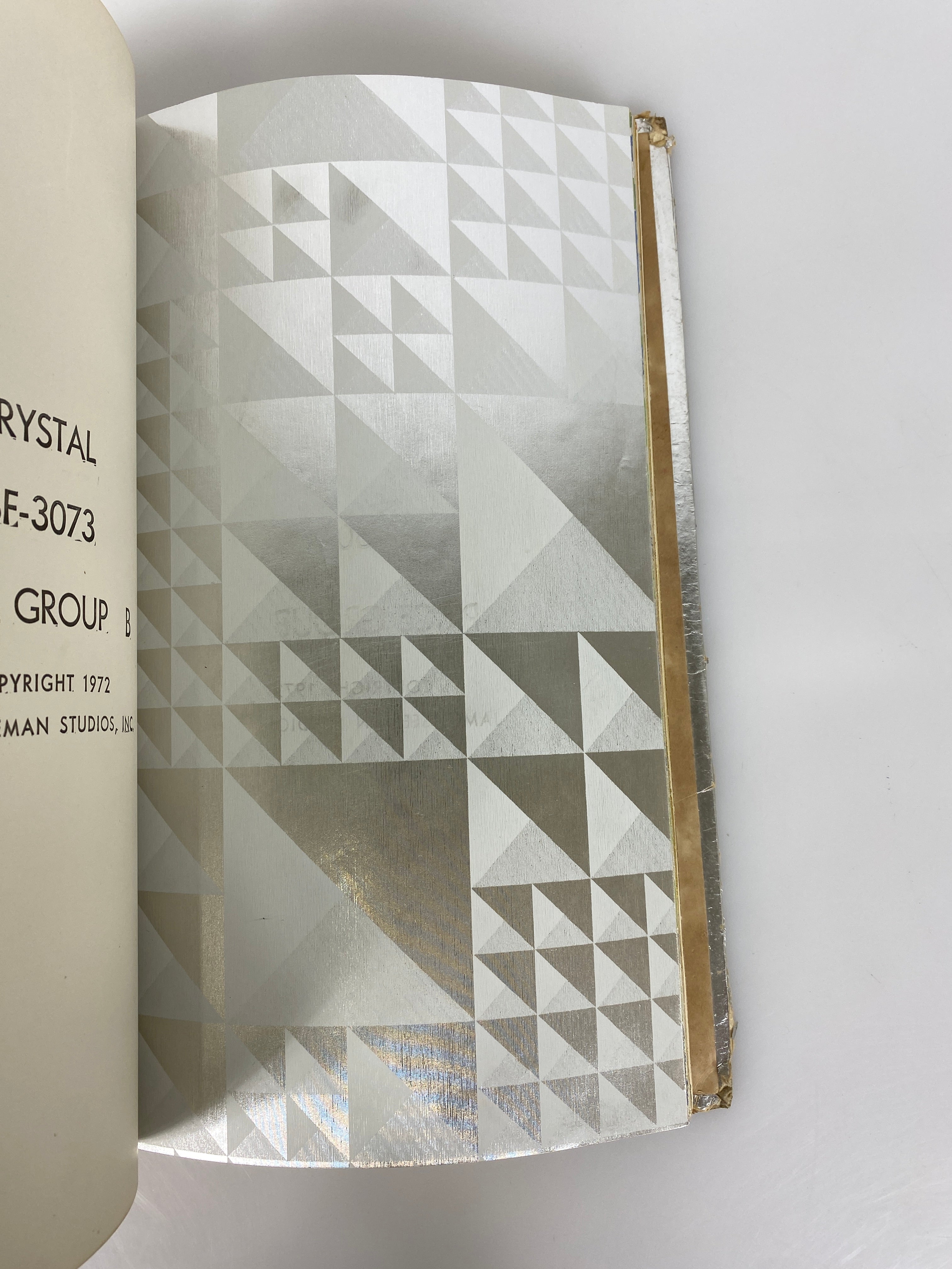 Facets on Foil Vol 1 James Seeman Studios vintage sample book 1974
