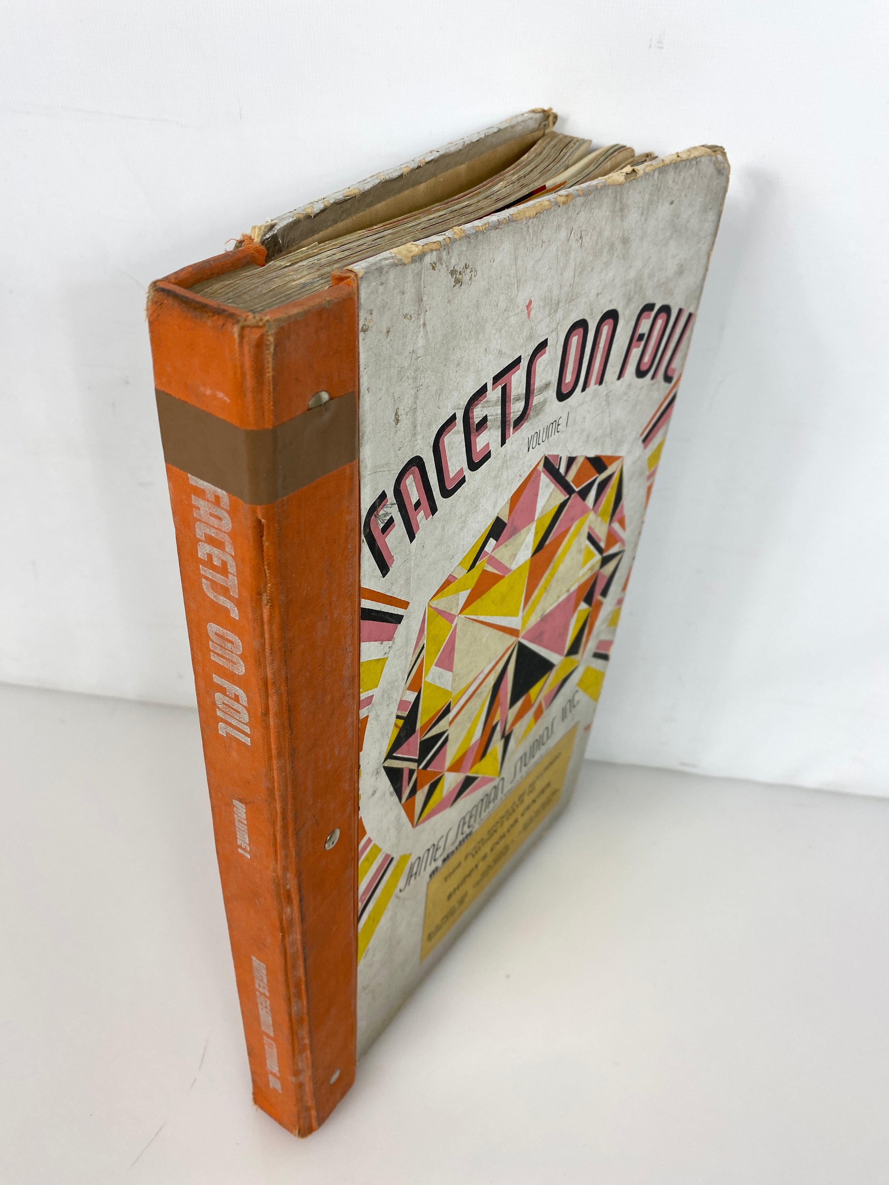 Facets on Foil Vol 1 James Seeman Studios vintage sample book 1974