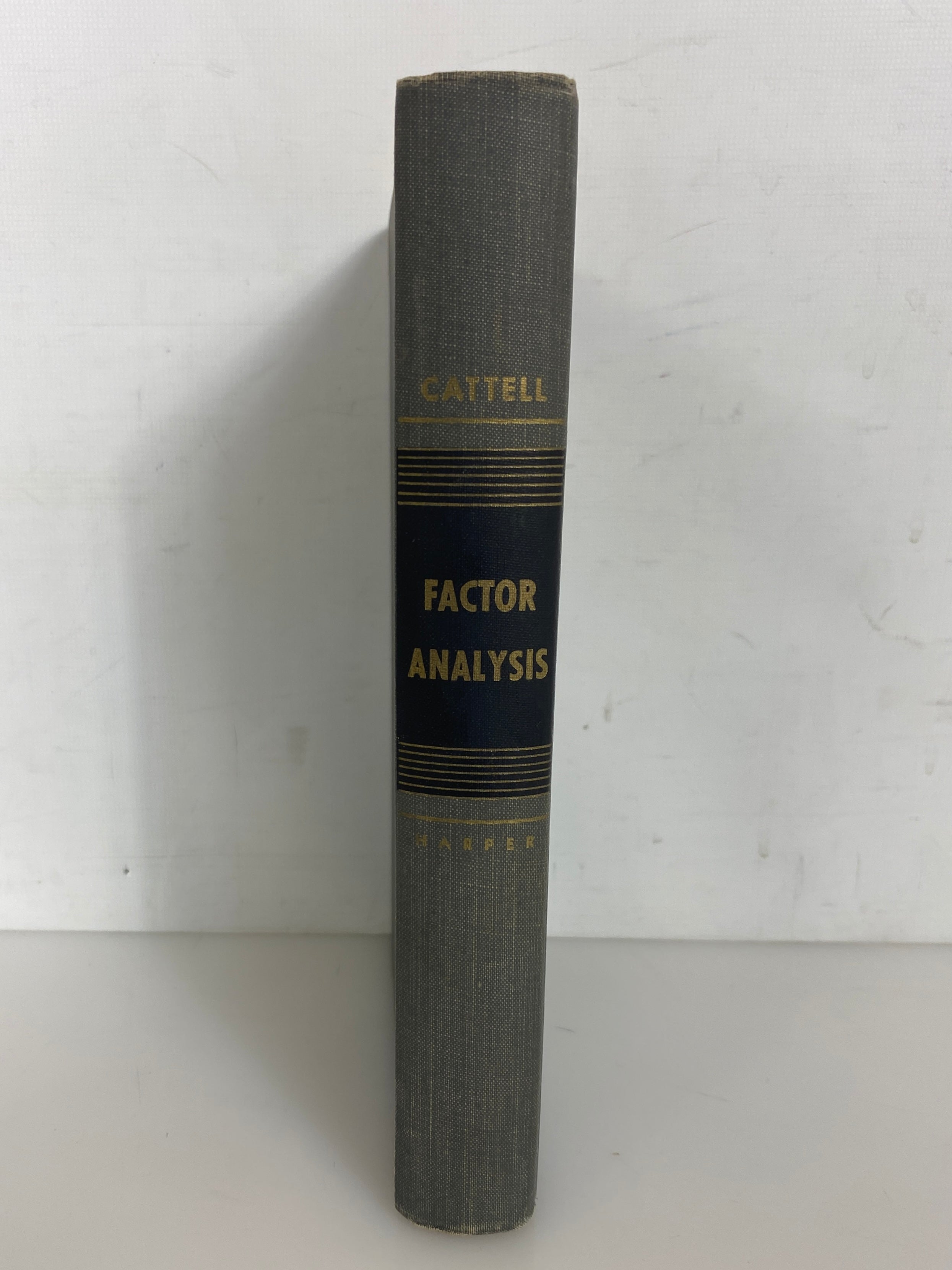 Factor Analysis by Raymond Cattell 1952 Vintage Harper & Brothers HC