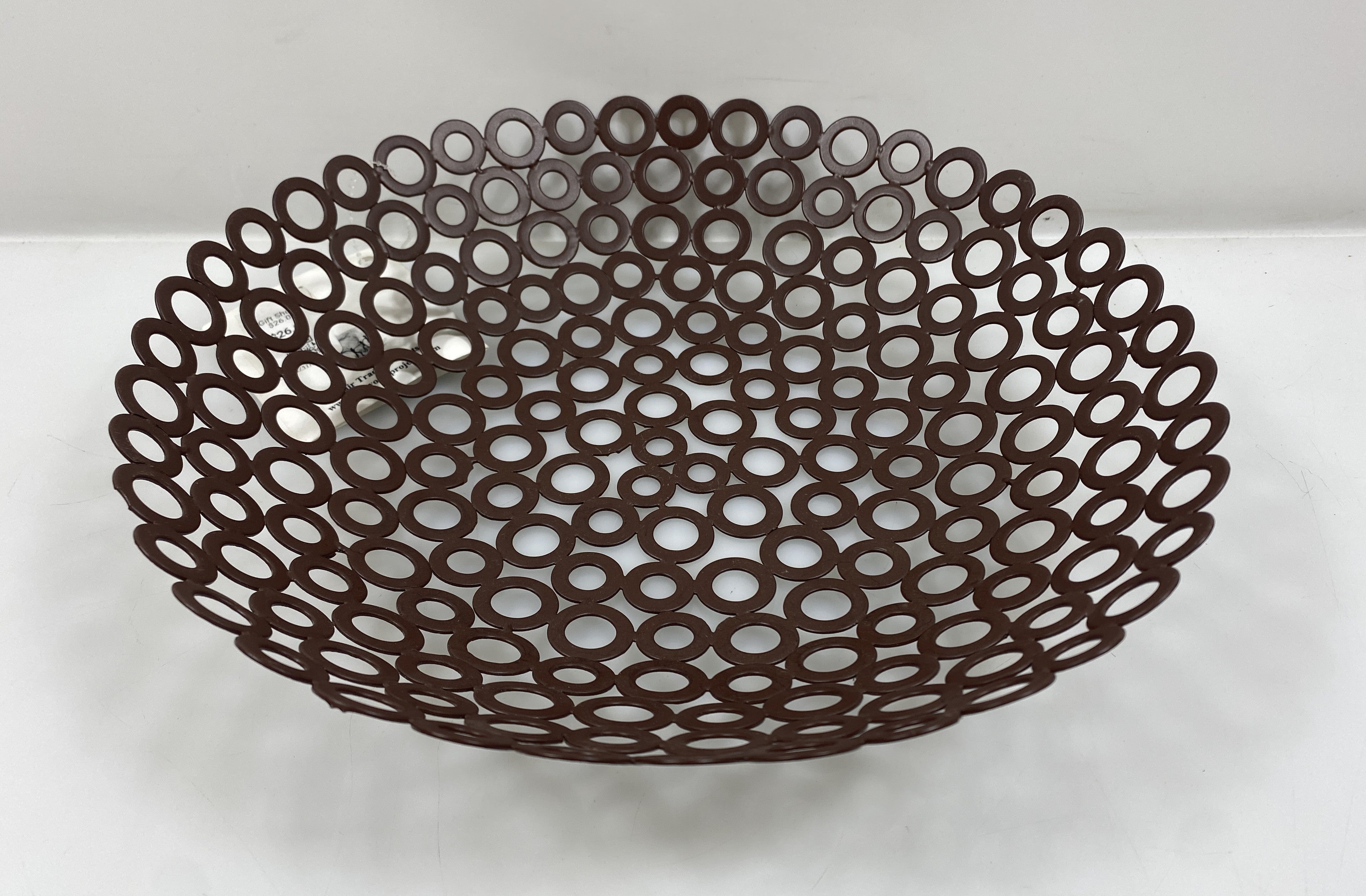 Fair Trade Indian Crafts Brown Recycled Wire Bowl