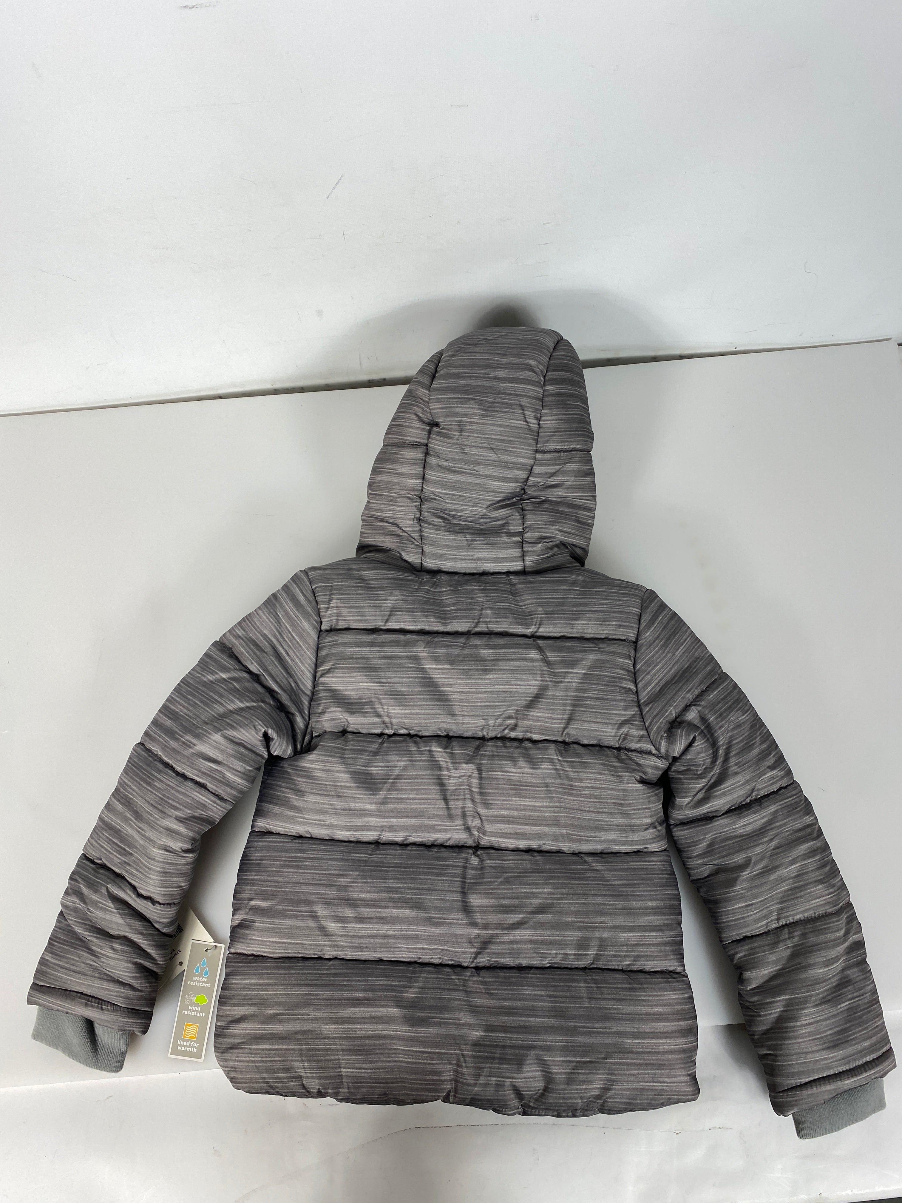 Falls Creek Grey Puffer Jacket Kid's Size 5T *NEW*