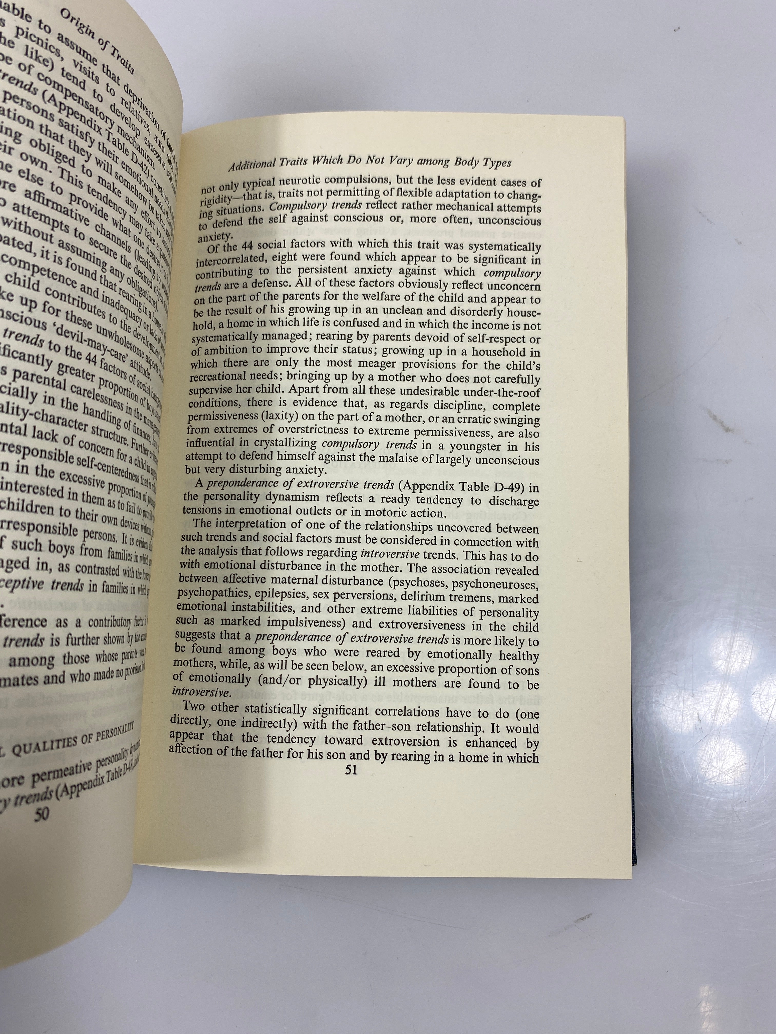 Family Environment and Delinquency by Glueck Houghton Mifflin Ex-libra 1962 HC