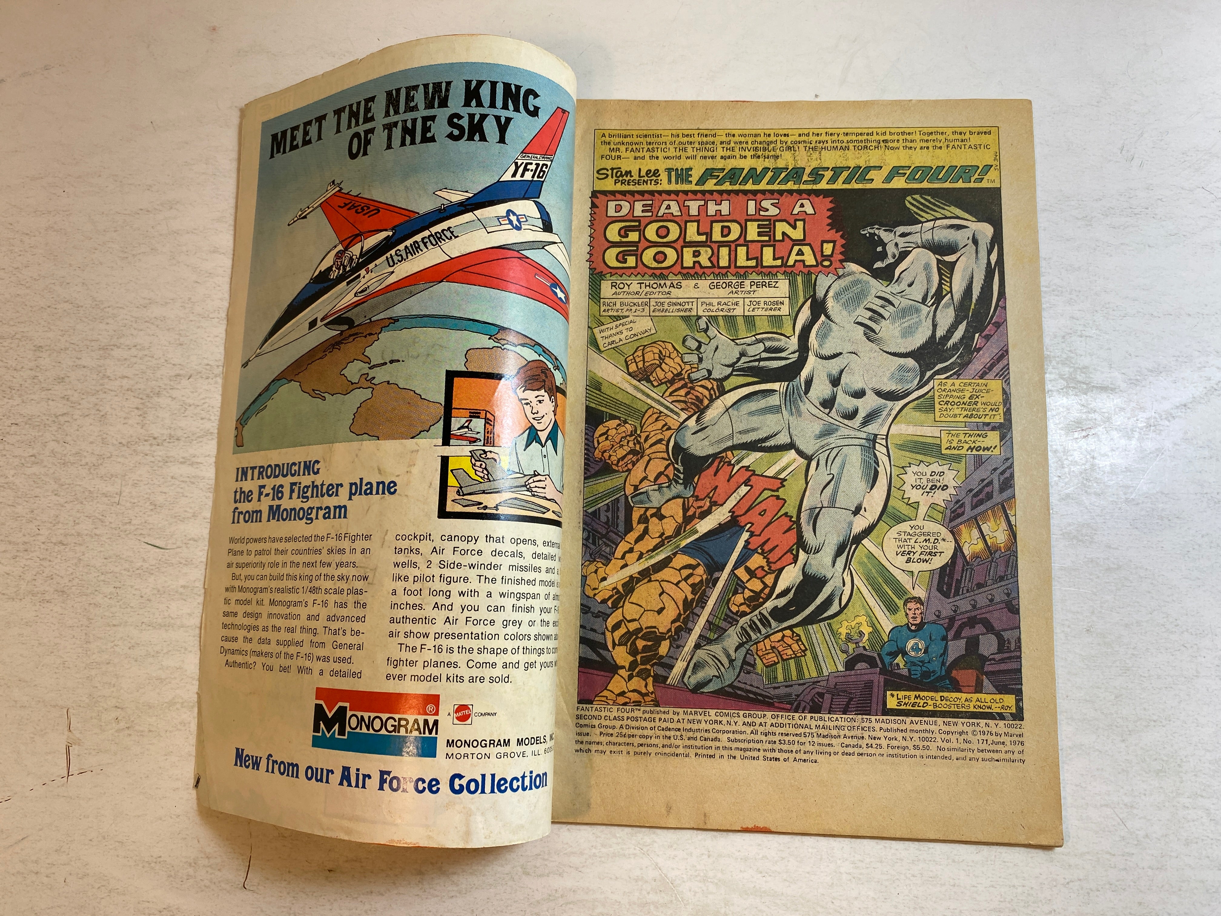 Fantastic Four #171 Marvel Comic 1976