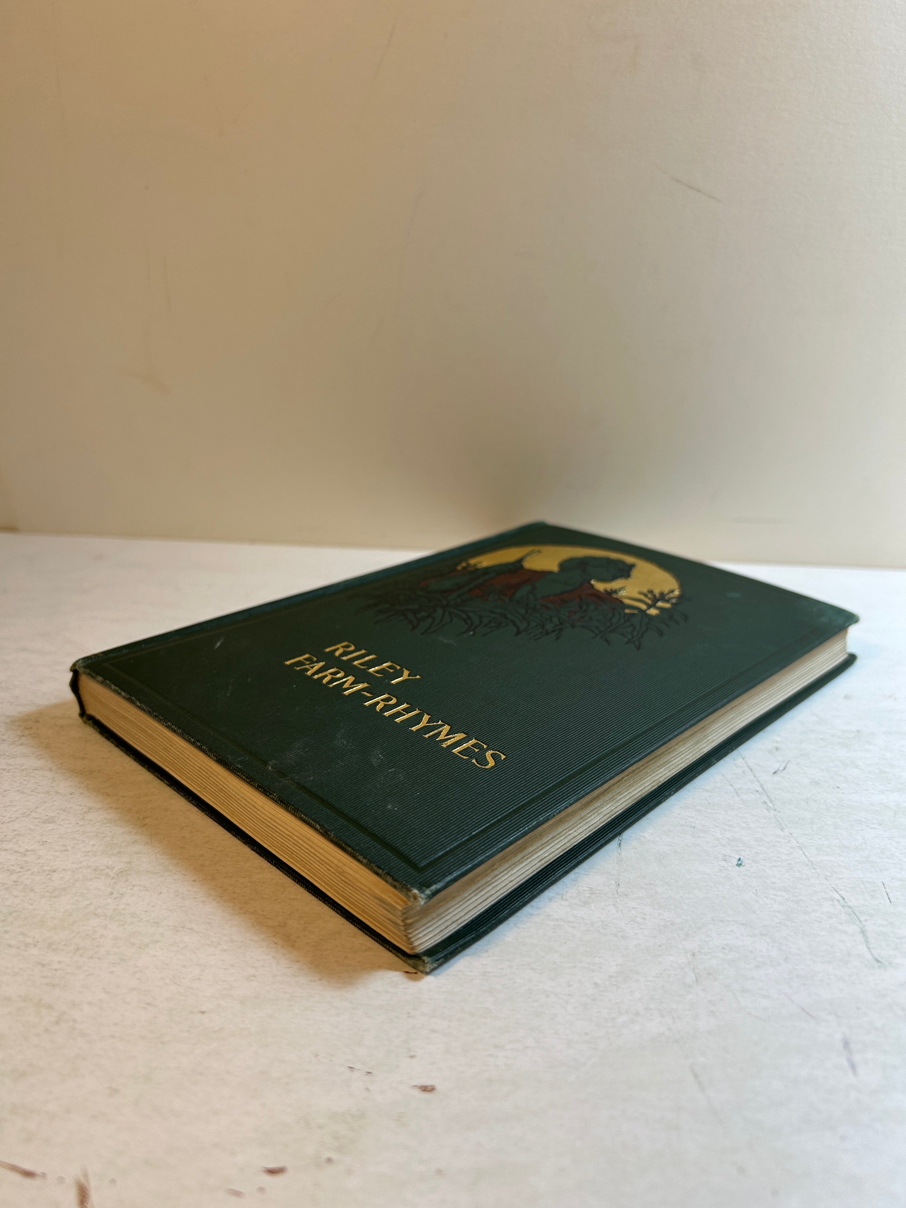 Farm-Rhymes James Whitcomb Riley w/Country Pictures Will Vawter 1905 Merrill HC