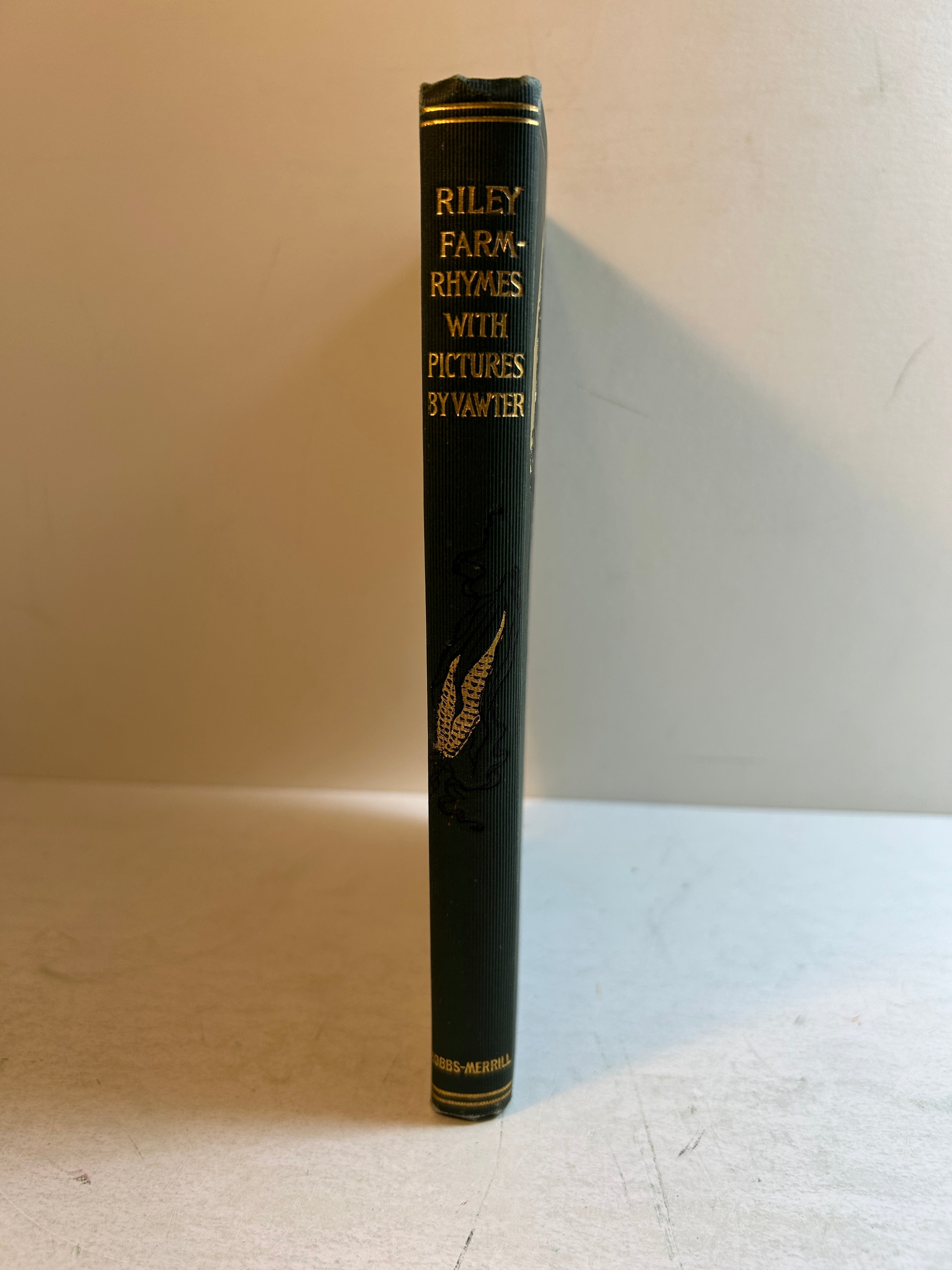 Farm-Rhymes James Whitcomb Riley w/Country Pictures Will Vawter 1905 Merrill HC