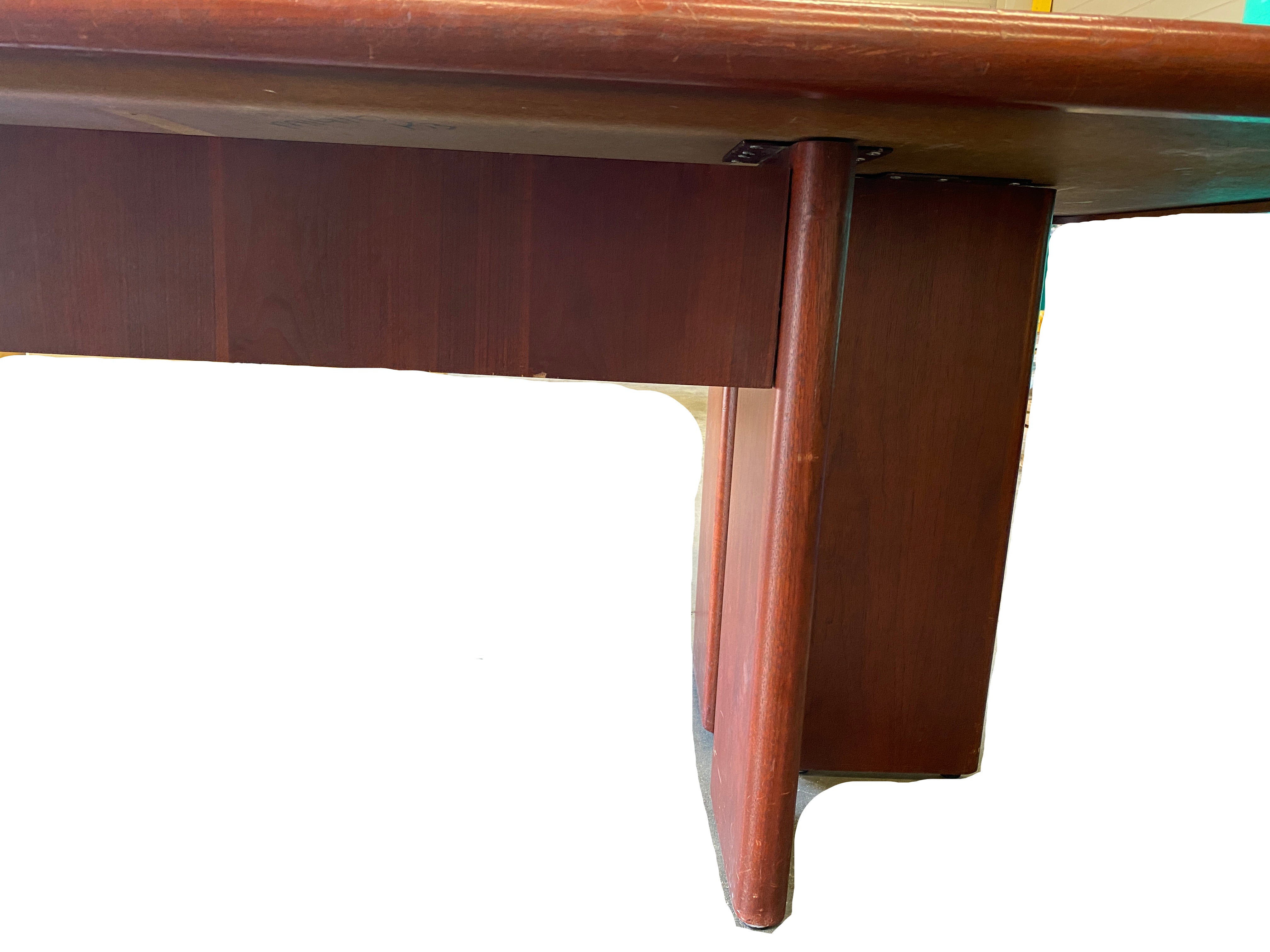 Faux Marble Wooden Conference Table