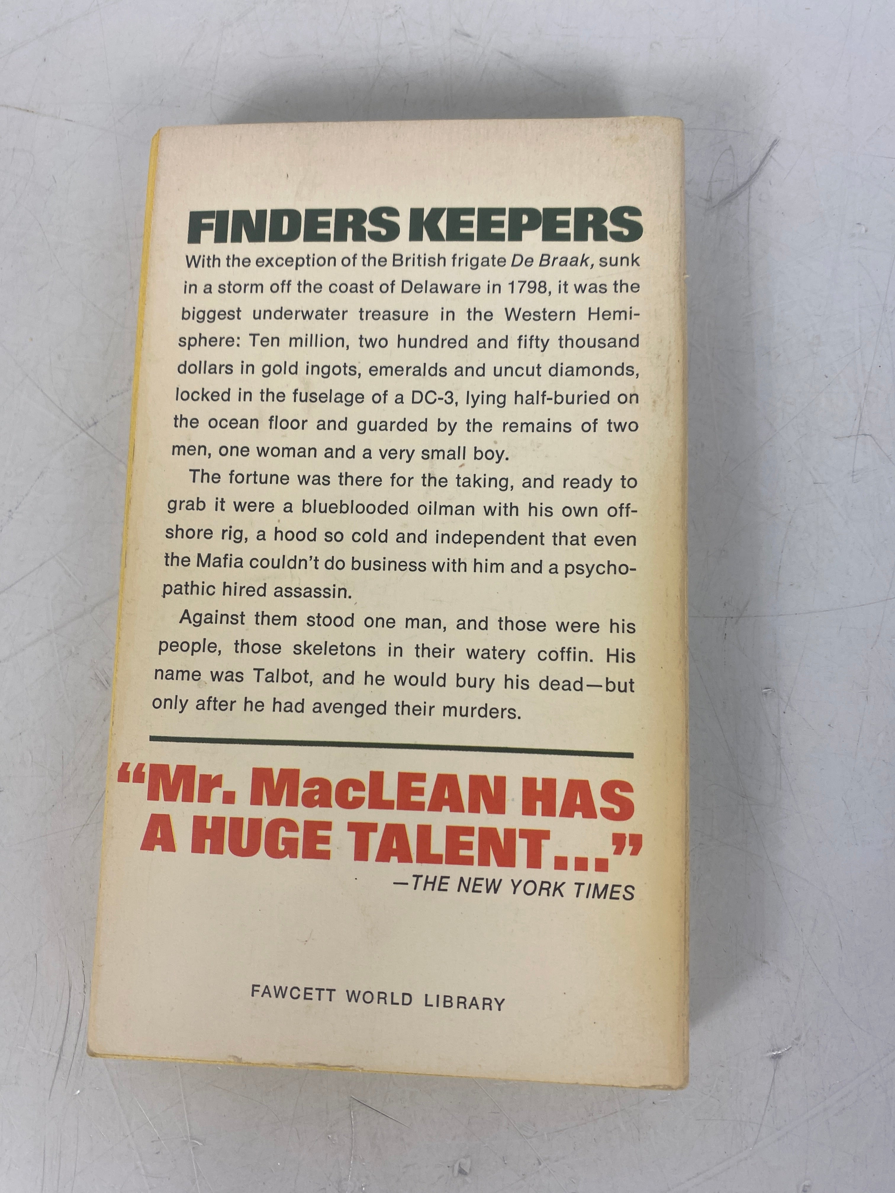 Fear is the Key Alistair Maclean SC