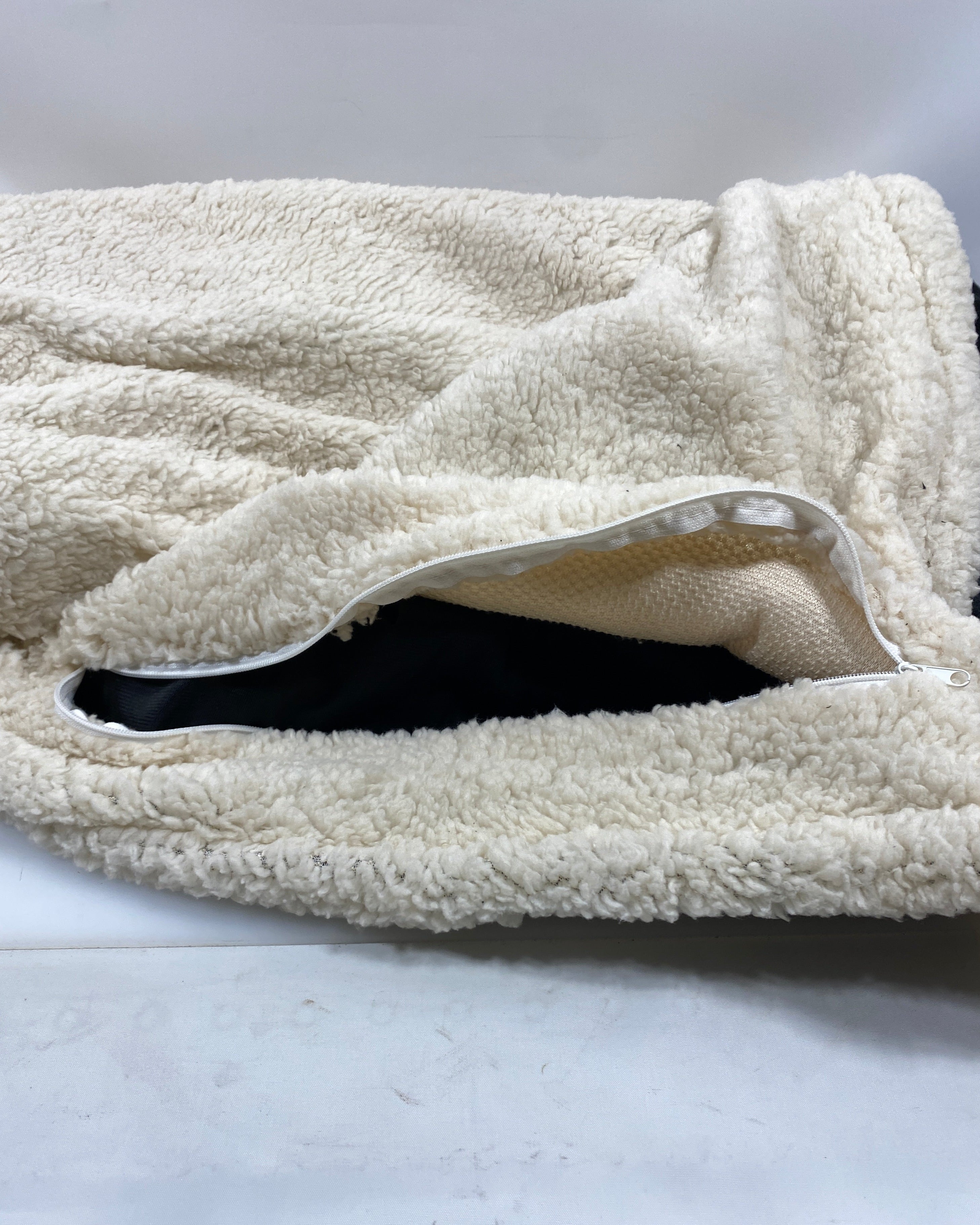 Field & Co Black Sherpa Blanket