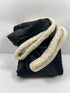 Field & Co Black Sherpa Blanket