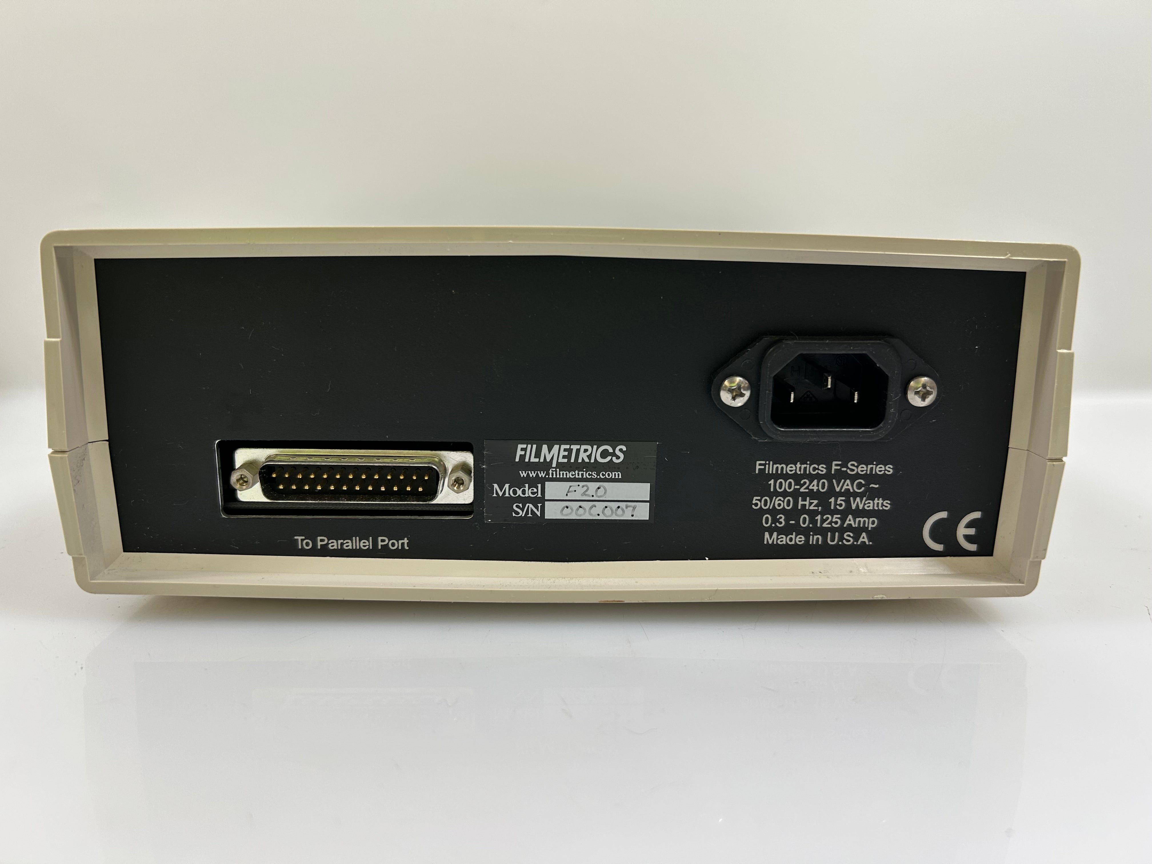 Filmetrics F20 Spectroscopic Reflectometry System