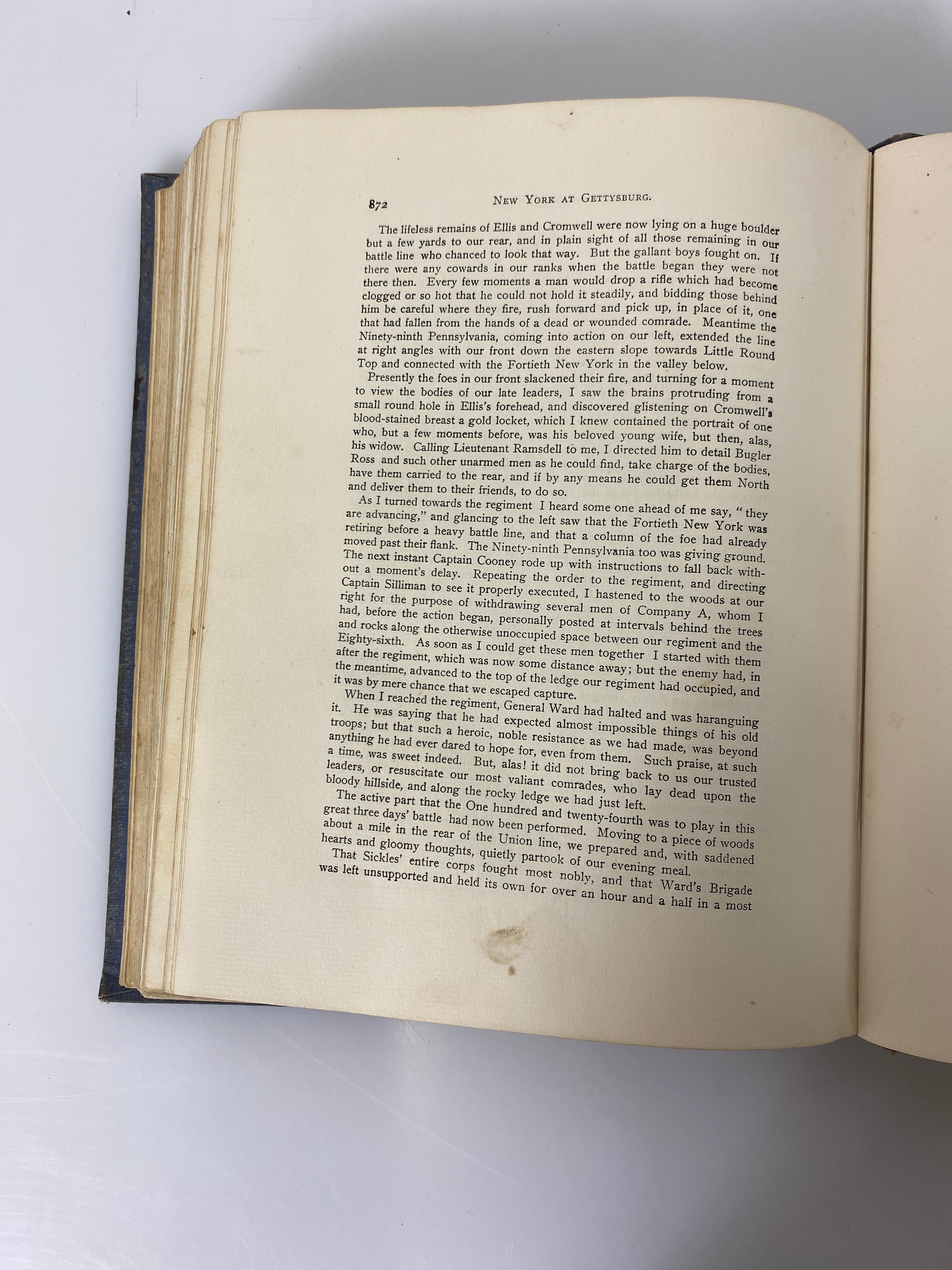 Final Report on the Battlefield of Gettysburg Vol II 1900 HC