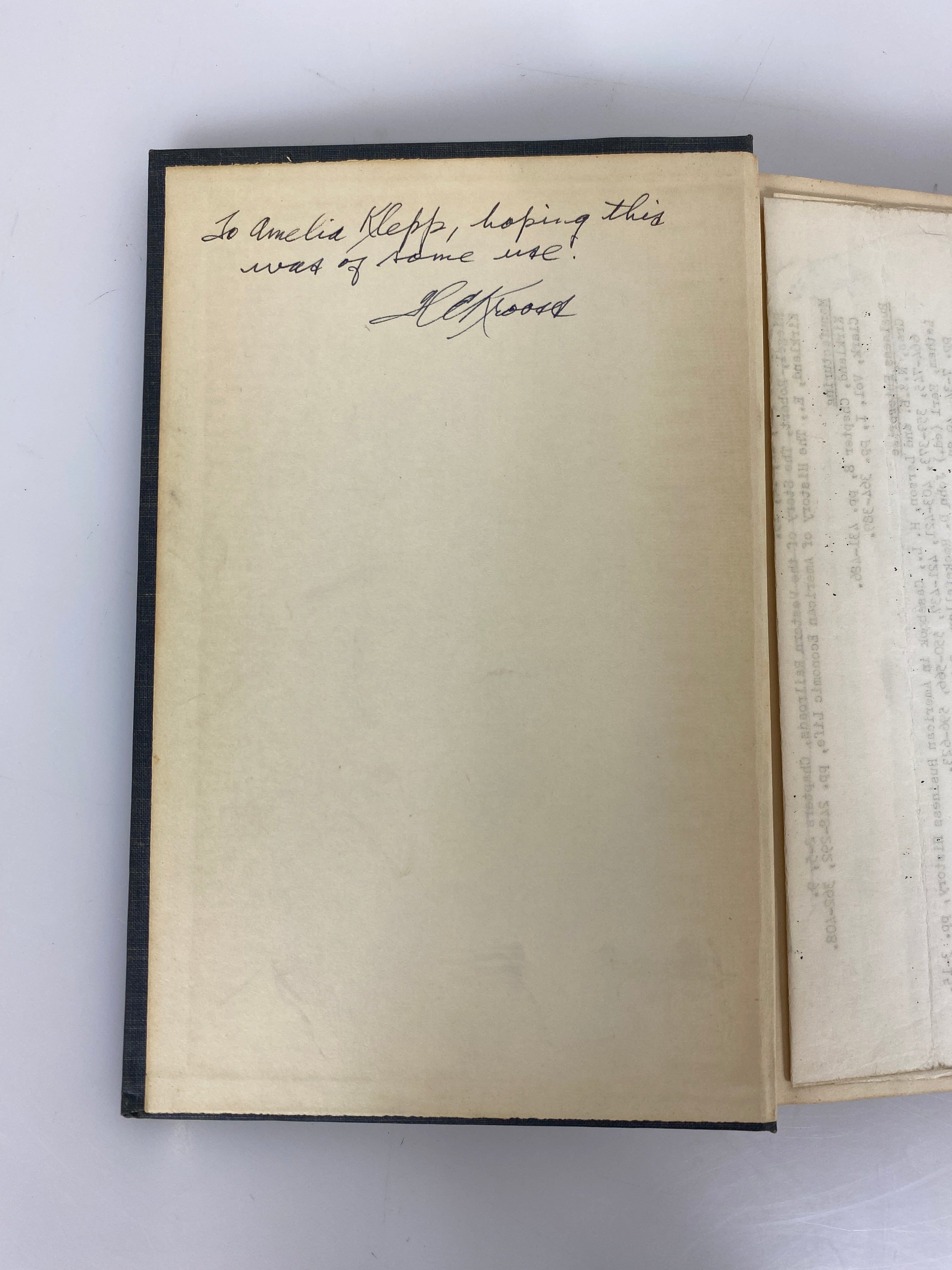 Financial History of the U.S. by Studenski/Krooss 1952 Signed HC w Bibliography