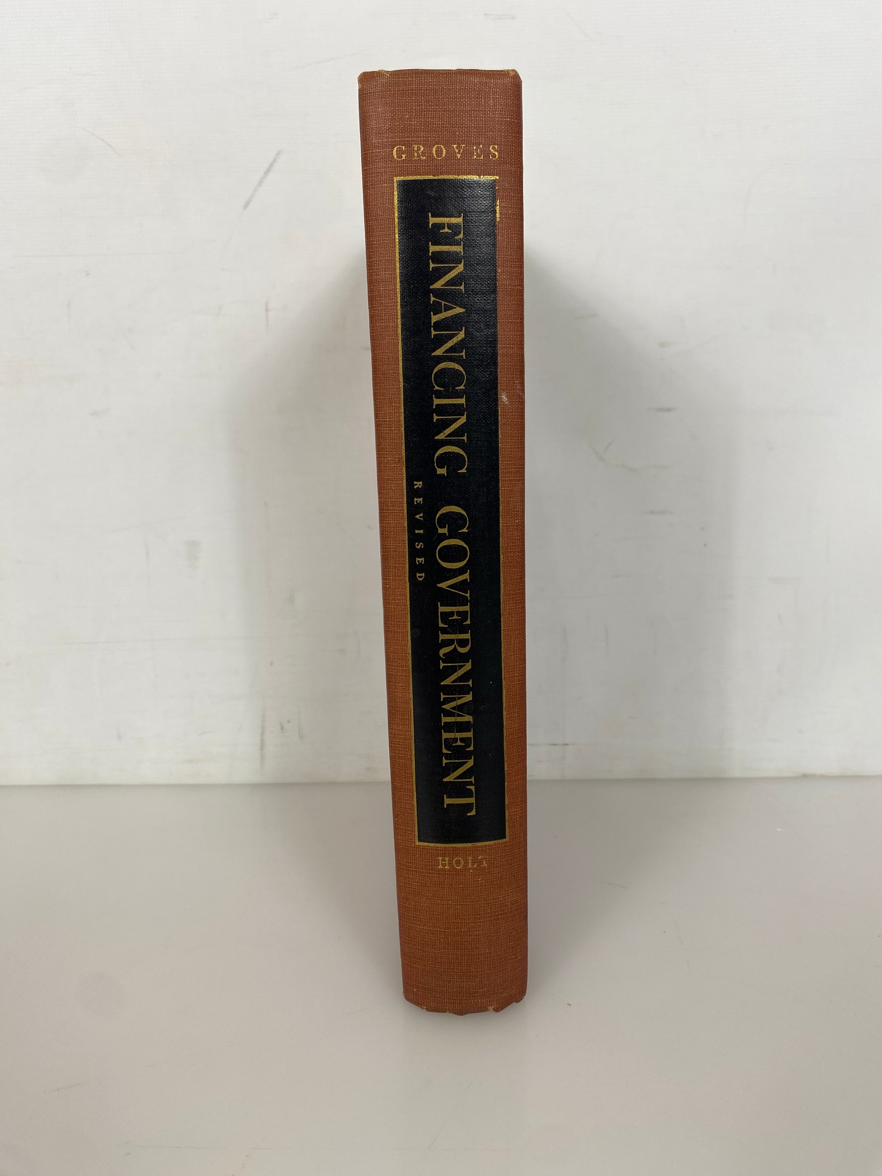 Financing Government by Harold Groves 1948 Rare Vintage HC