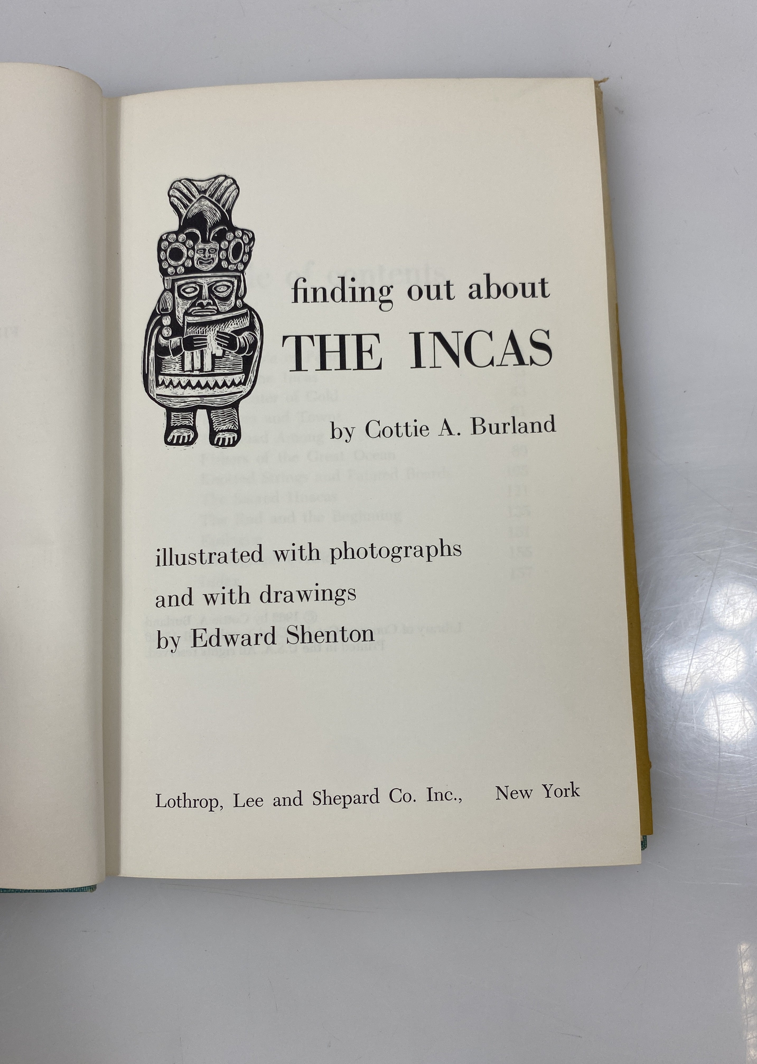 Finding Out About the Incas by Burland 1962 HCDJ