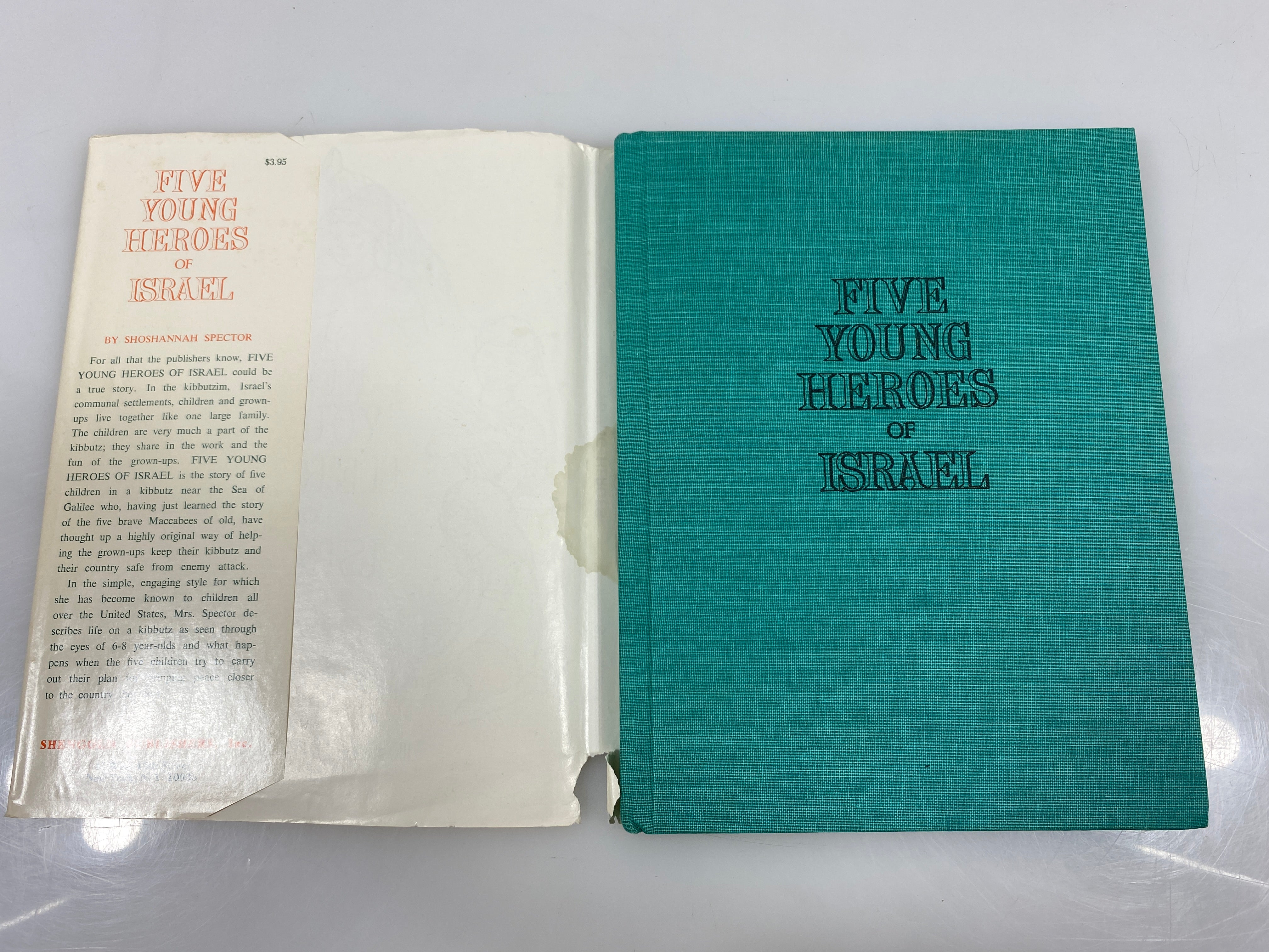 Five Young Heroes of Israel by Spector Shengold Publishers 1970 HCDJ