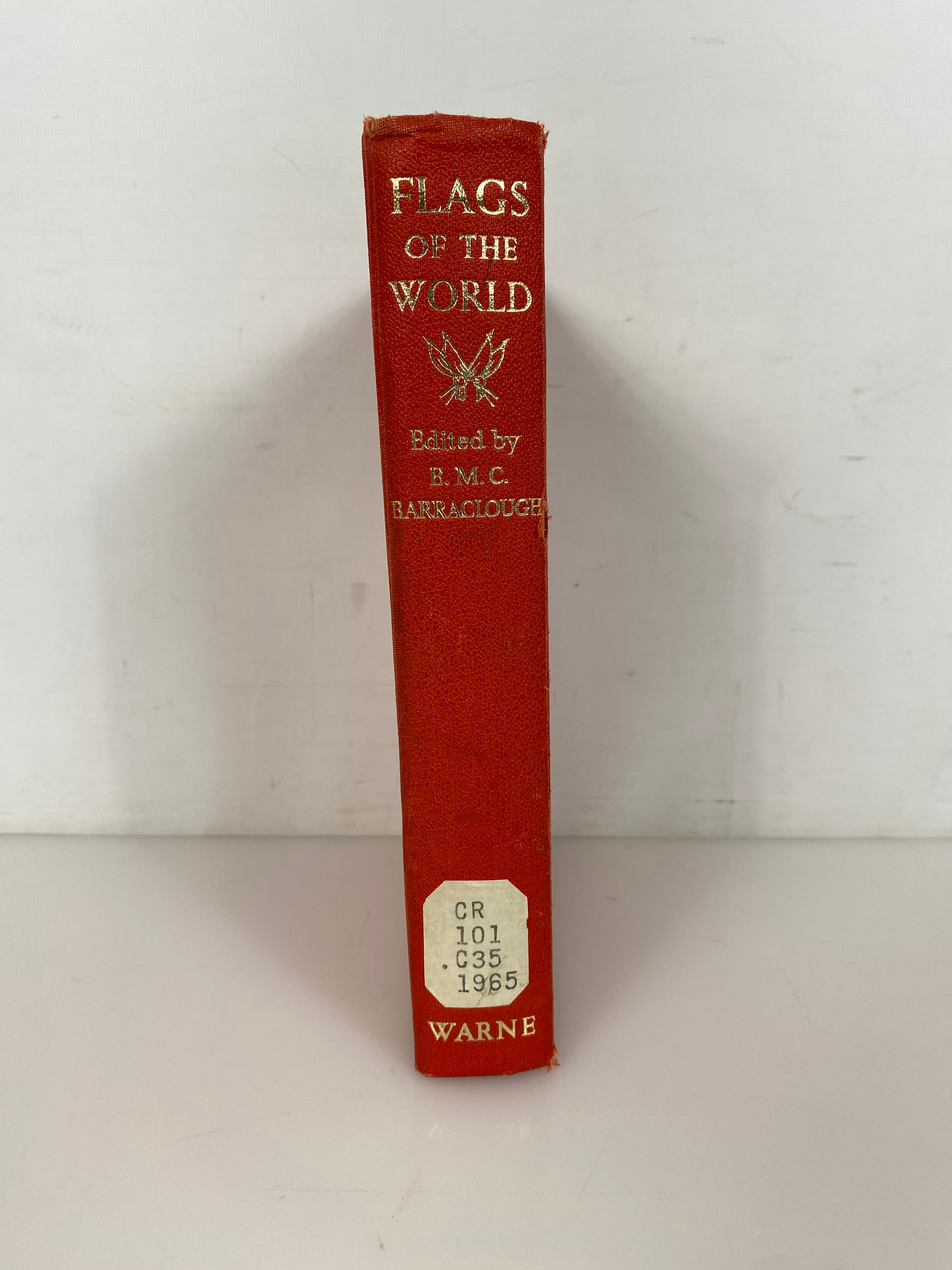 Flags of the World by Barraclough 1965 Revised Ed Ex-Library HC