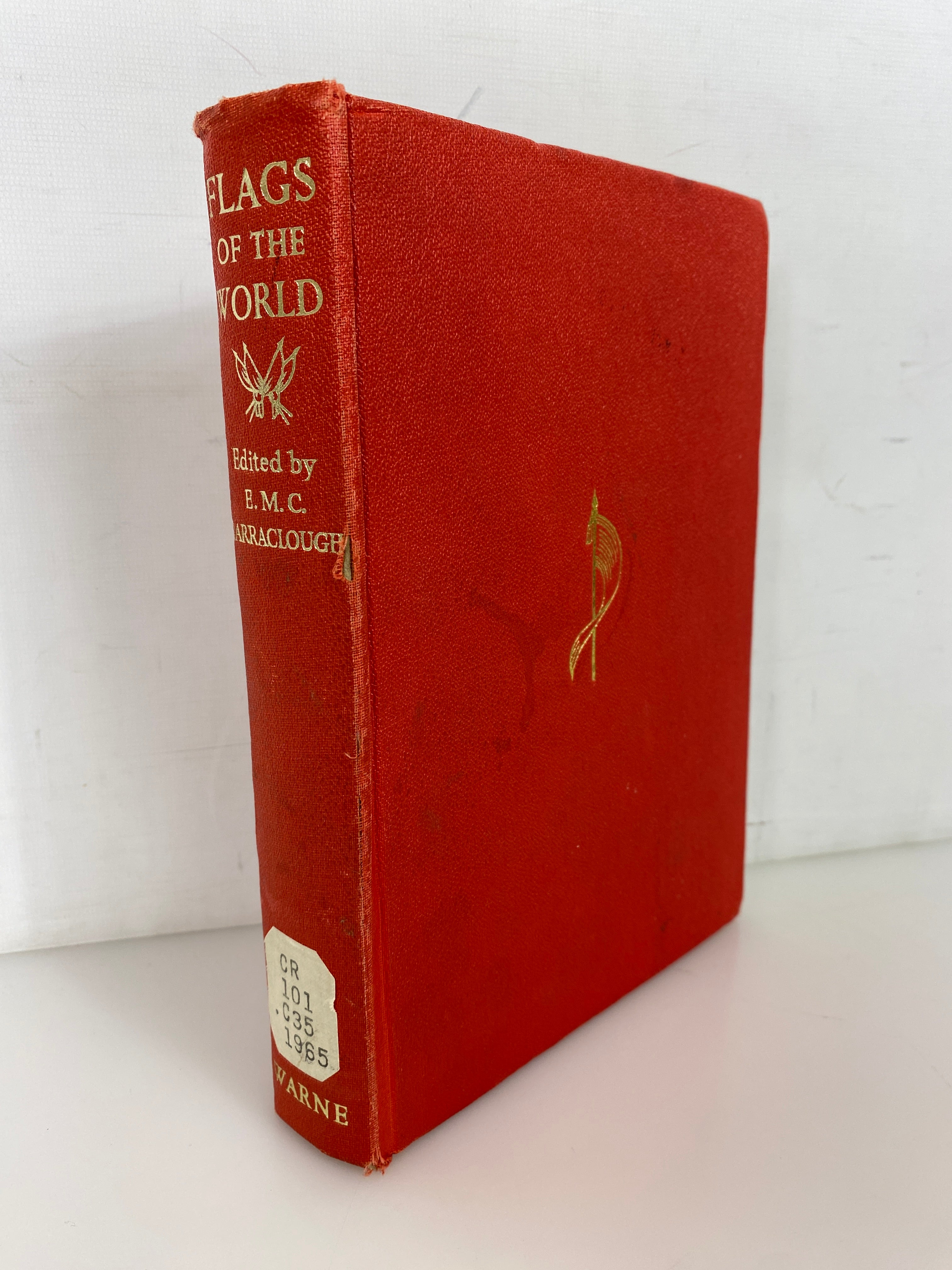 Flags of the World by Barraclough 1965 Revised Ed Ex-Library HC