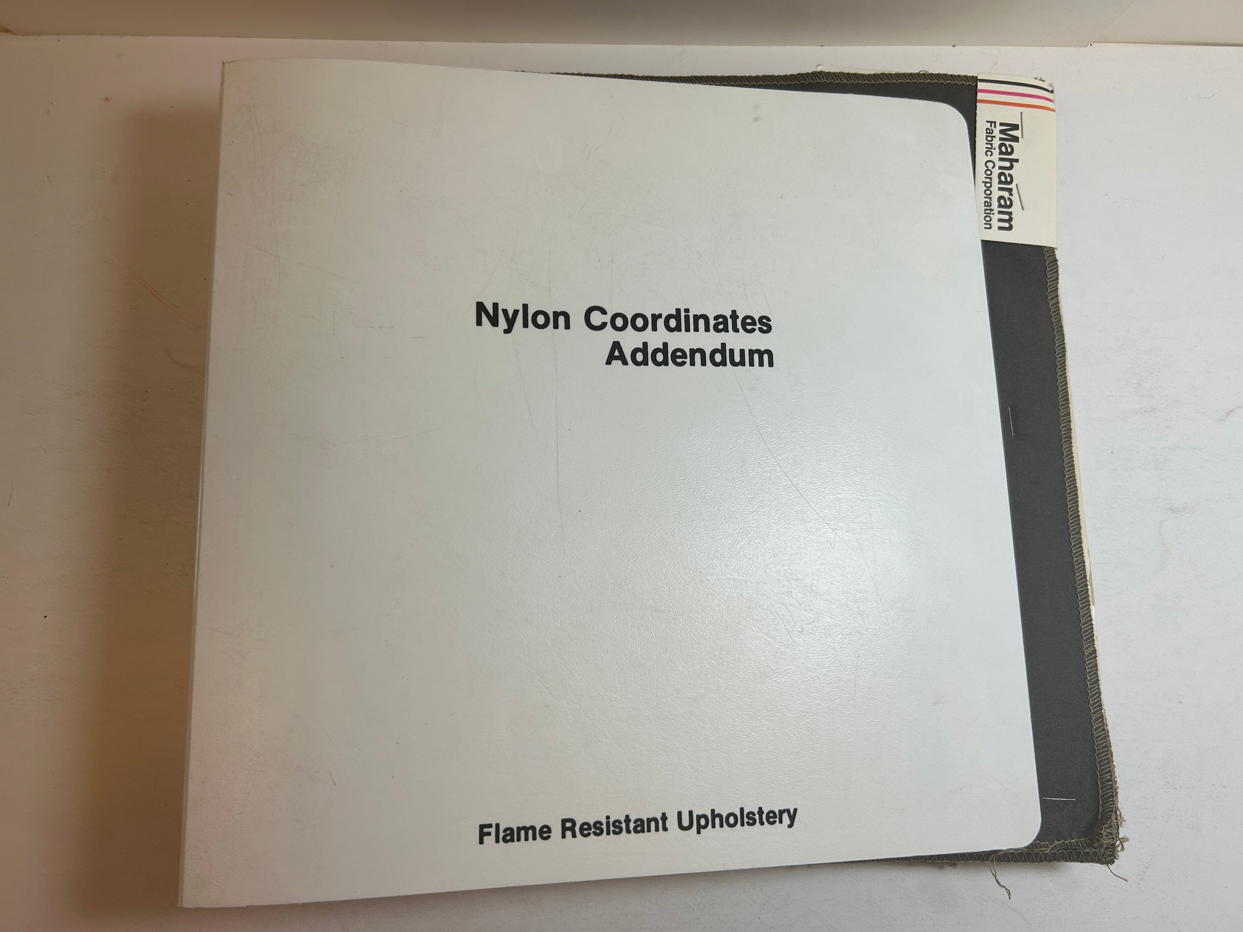 Flame Resistant Upholstery Textile Sample Book