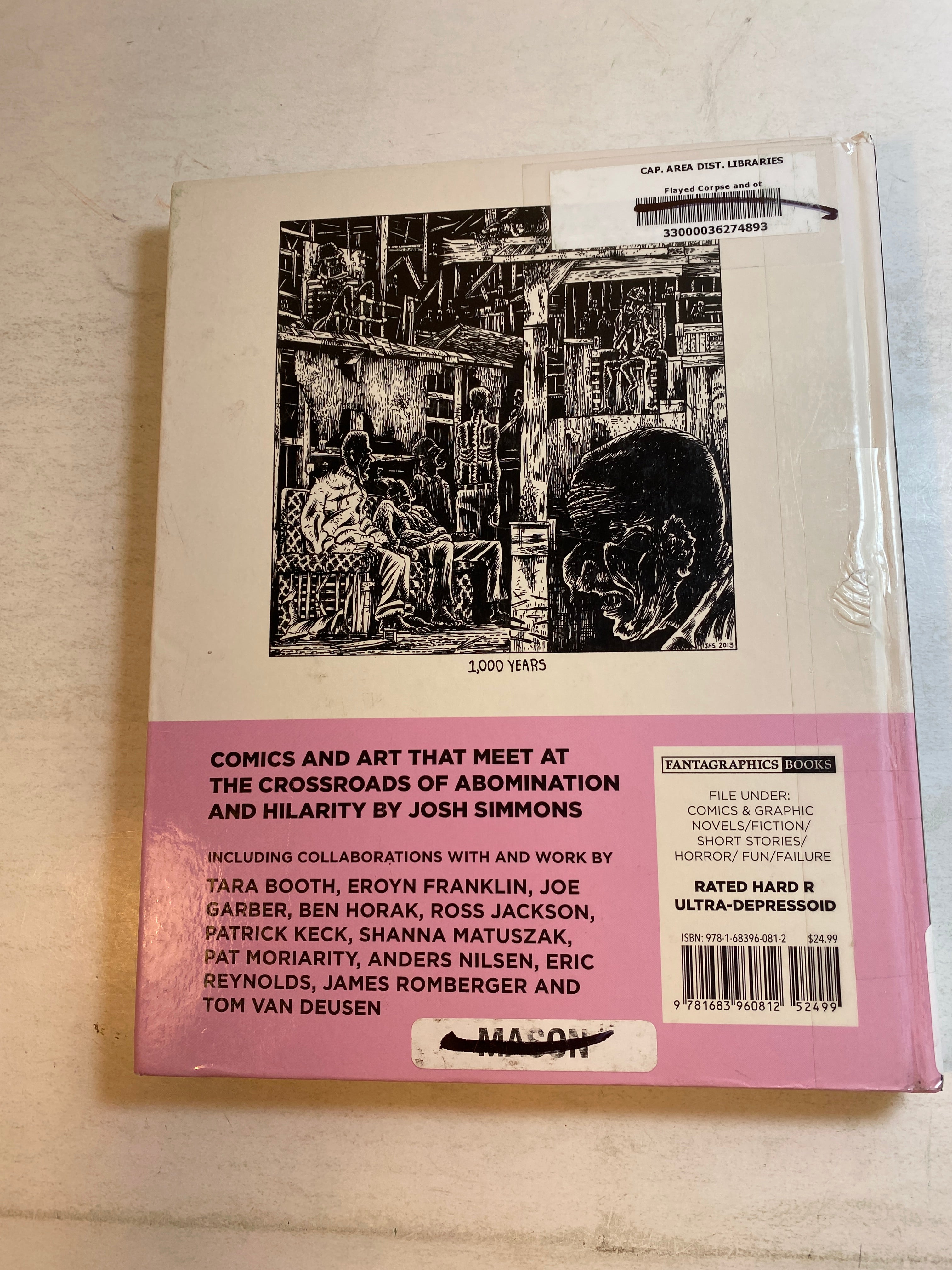Flayed Corpse and Other Stories Josh Simmons HC 2018
