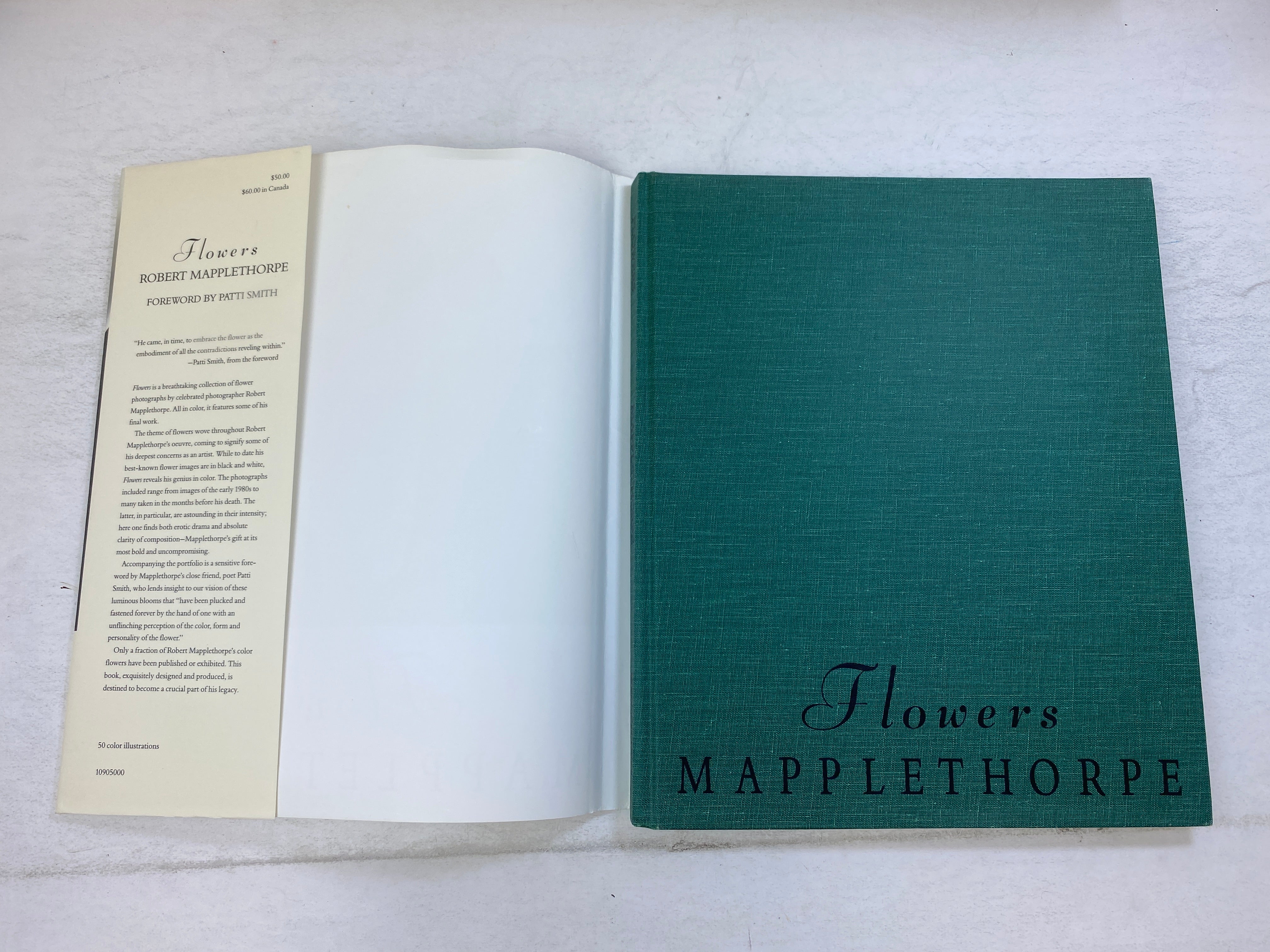 Flowers Mapplethorpe Bulfinch Press c1989 HCDJ