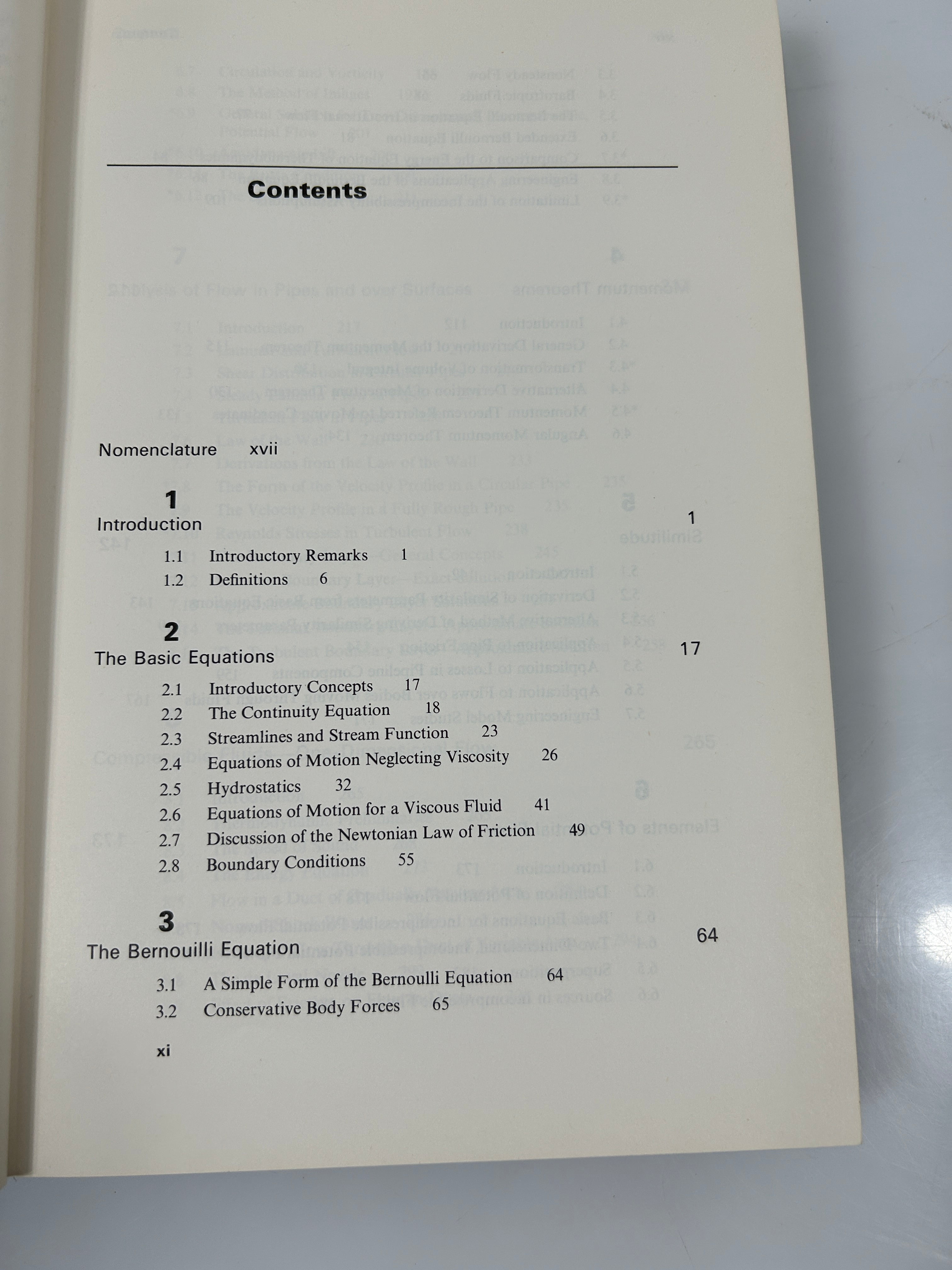 Fluid Flow: A First Course in Fluid Mechanics 2nd Edition 1971 HC