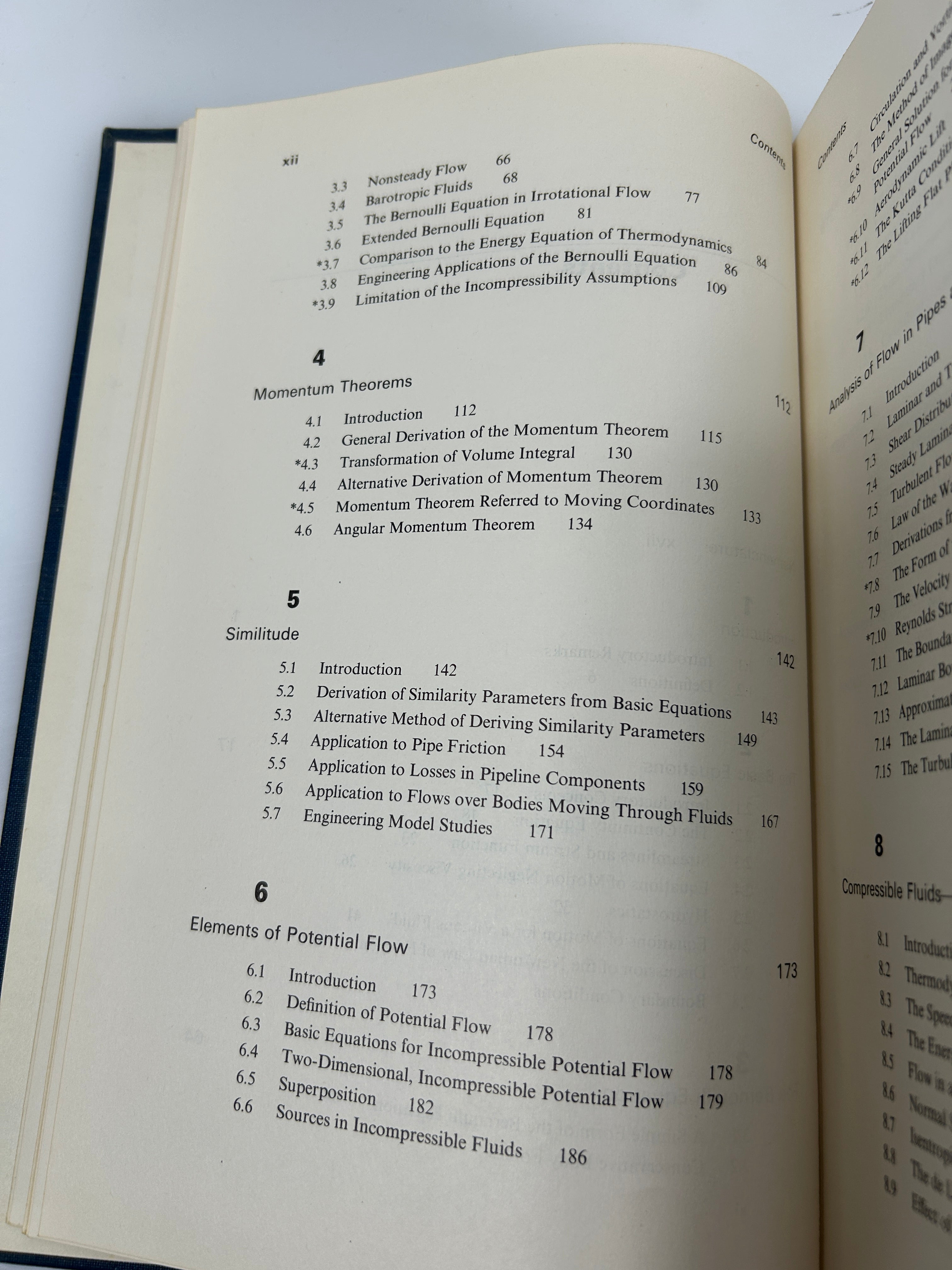 Fluid Flow: A First Course in Fluid Mechanics 2nd Edition 1971 HC