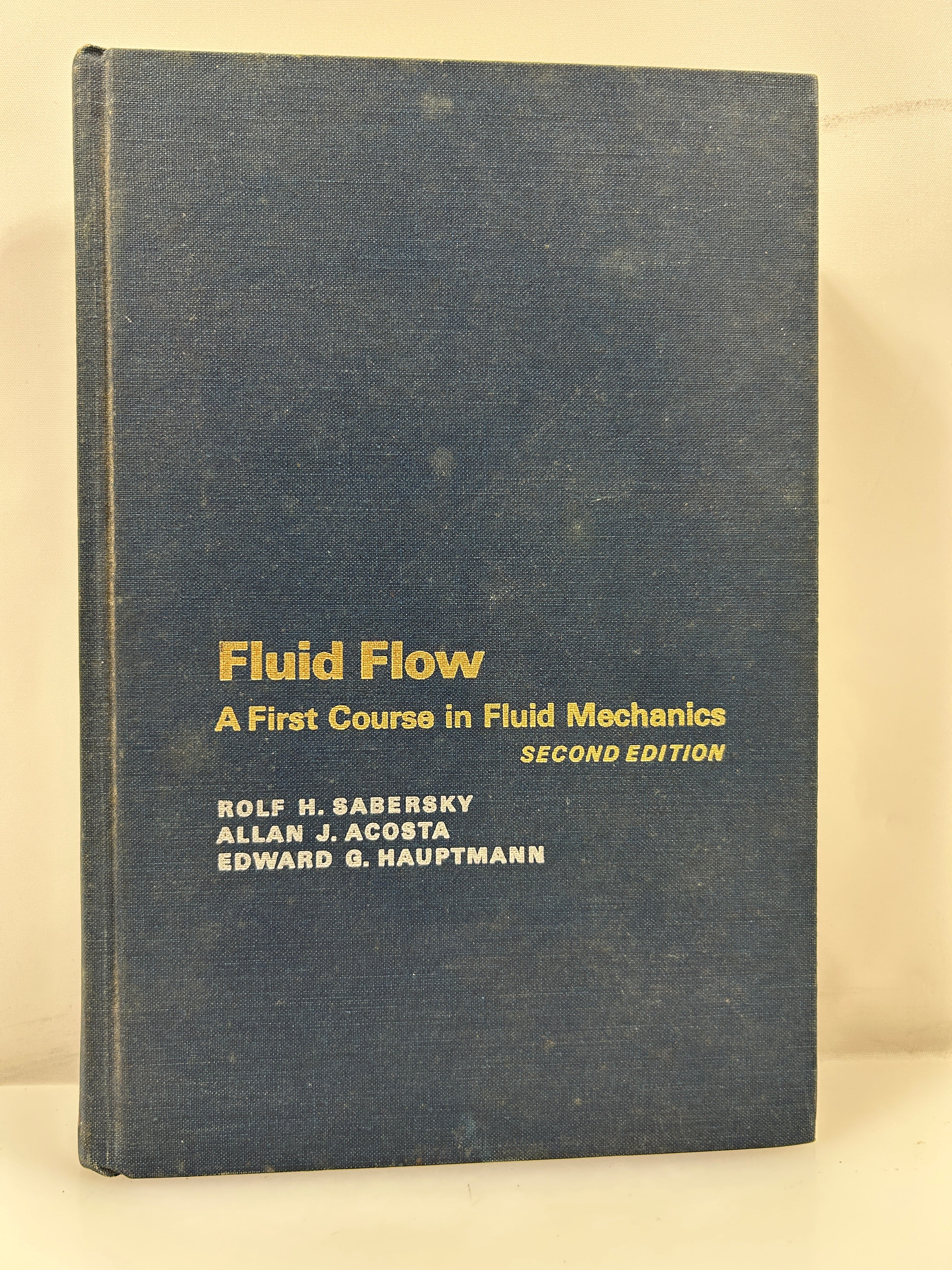 Fluid Flow: A First Course in Fluid Mechanics 2nd Edition 1971 HC