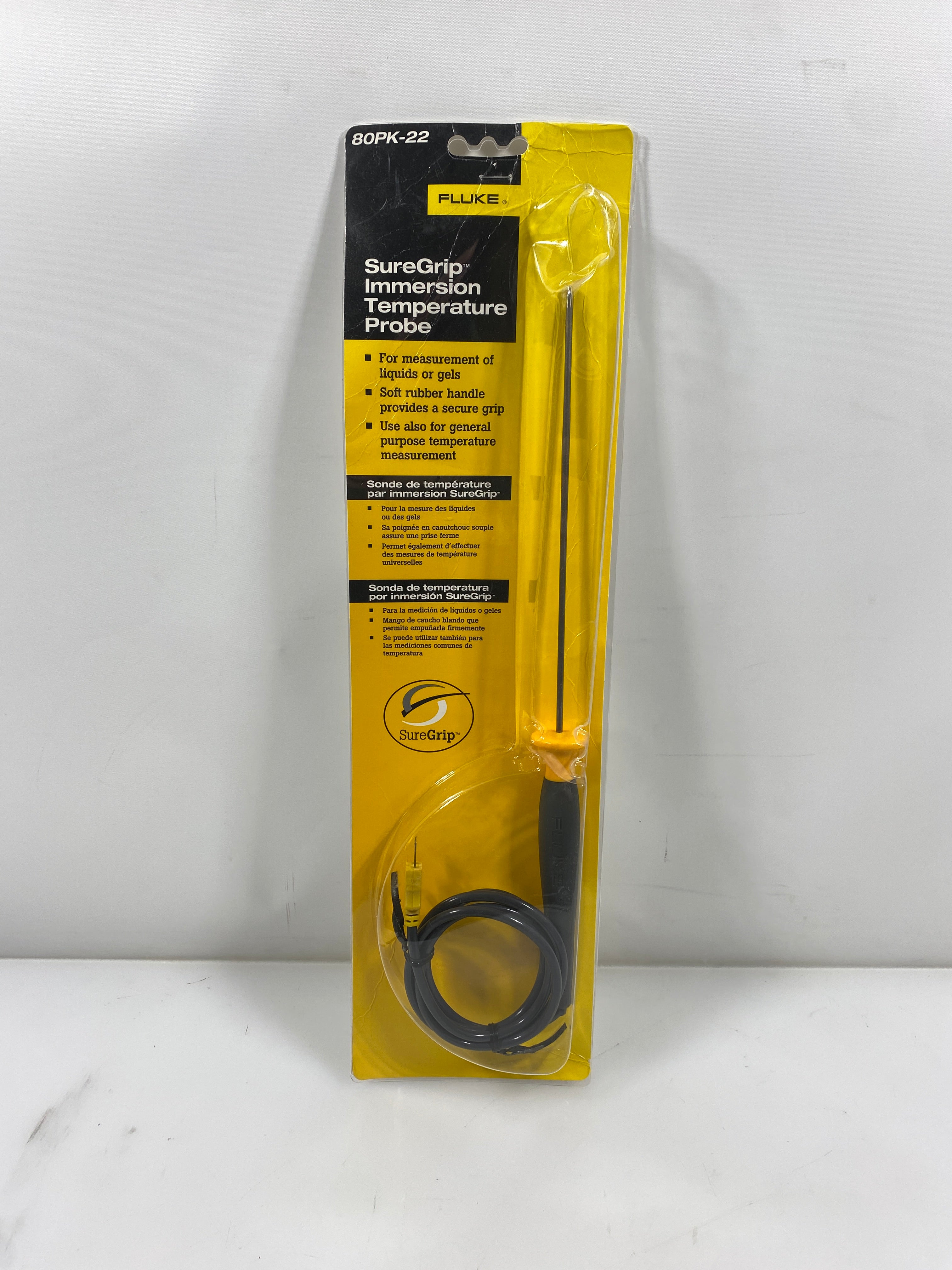 Fluke SureGrip Immersion Temperature Probe *New*