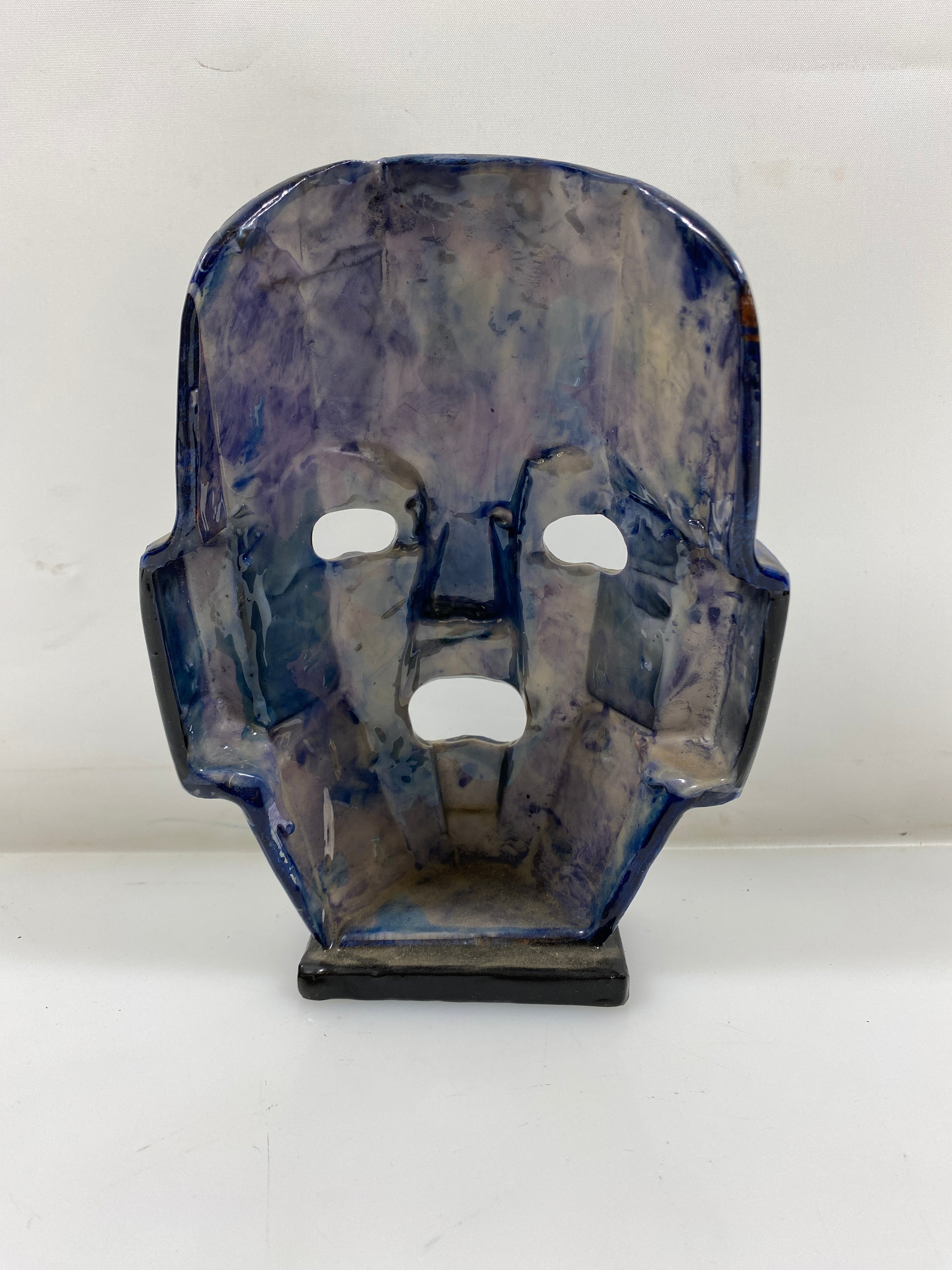 Folk Art Mosaic Ceramic Mask